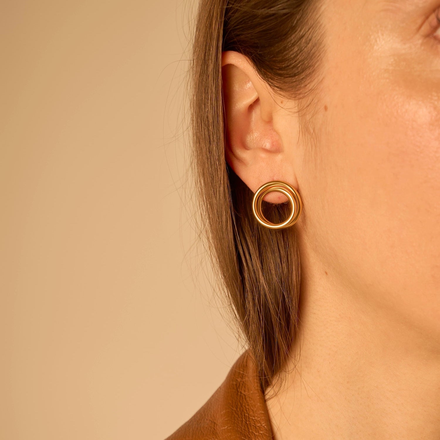 Mini Vermeil Spiral 2.0 | Earring