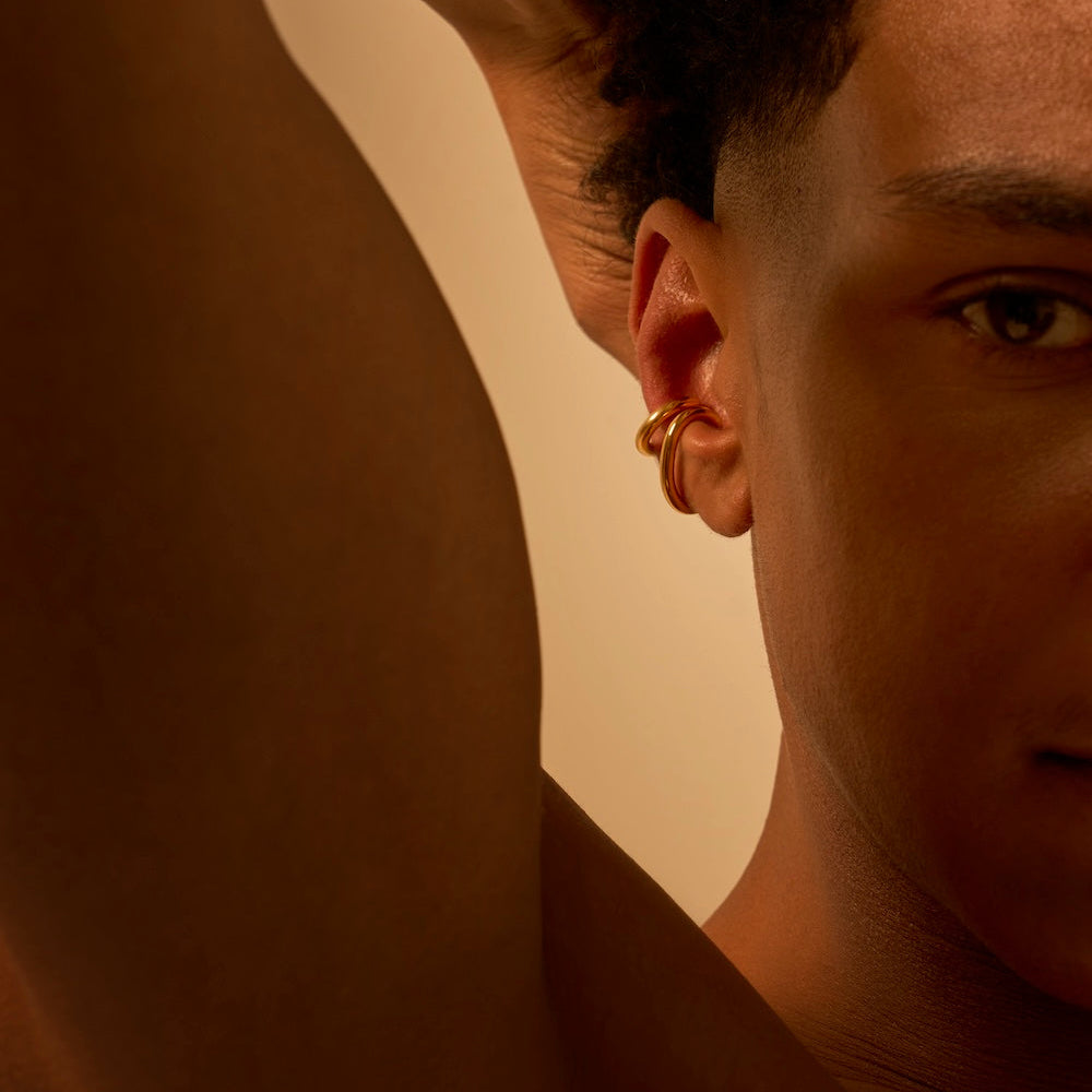 Combinaison de earcuffs vermeil 3.0