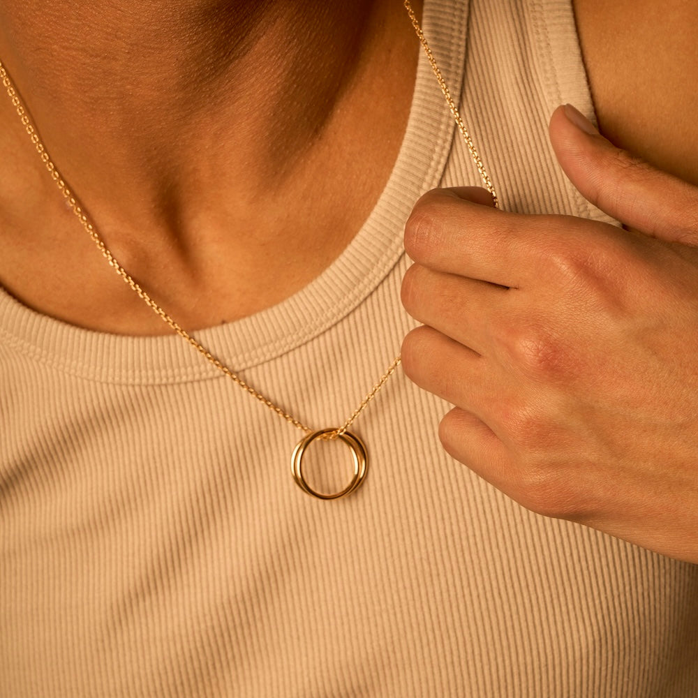 Spiral necklace 2.0 vermeil