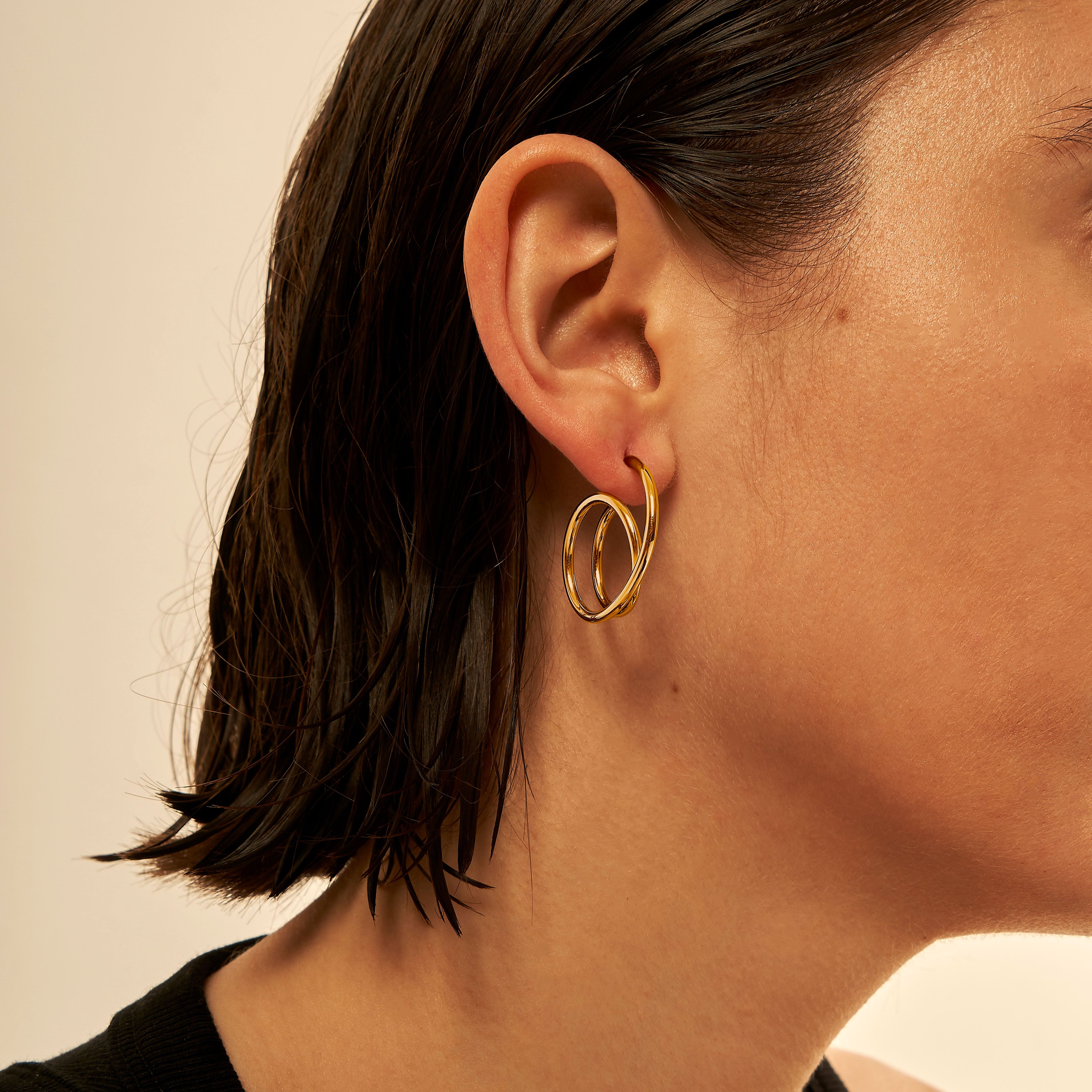 2.0 earring - sterling silver