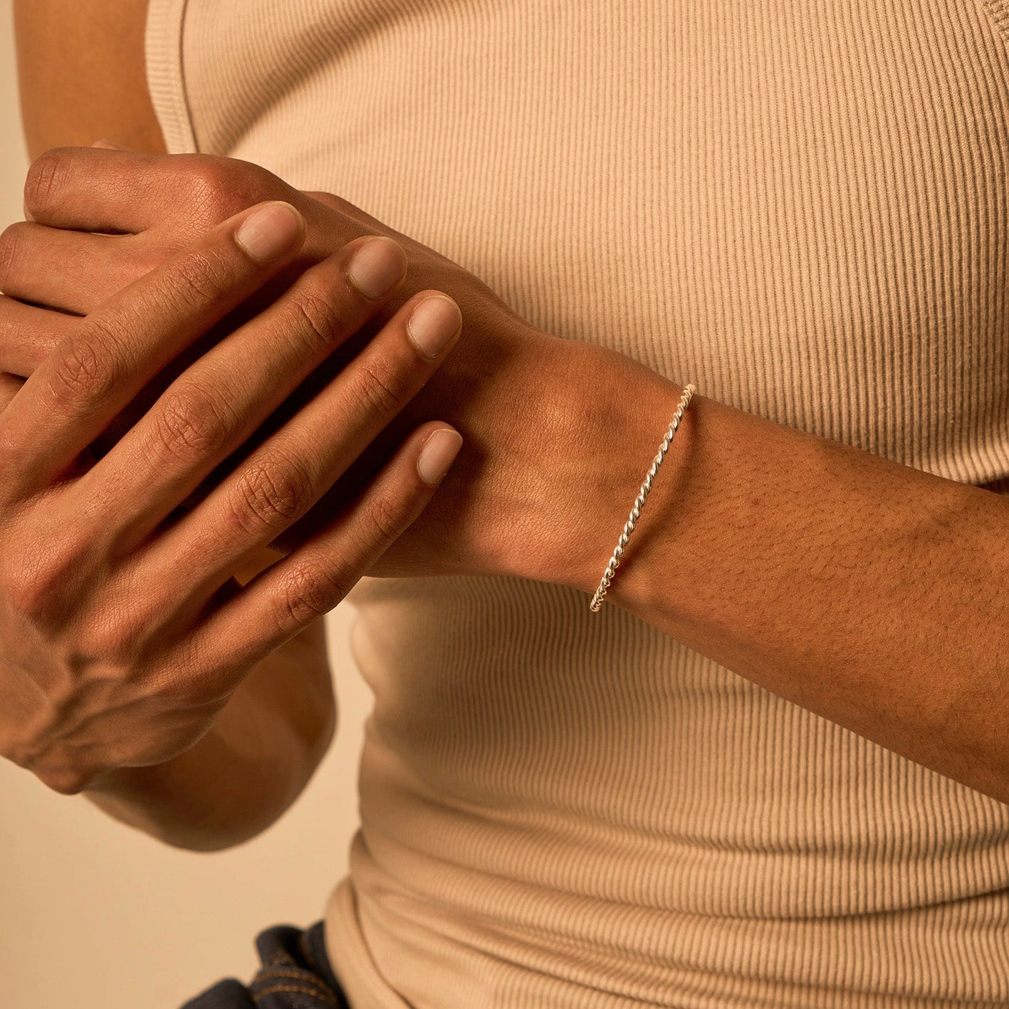 2.0 bangle - gold vermeil