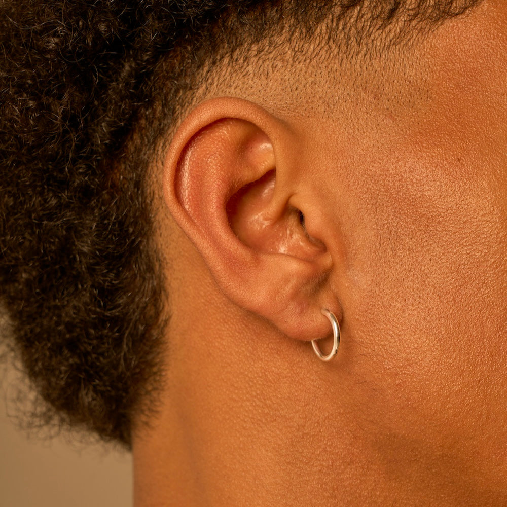 2.0 earring - sterling silver