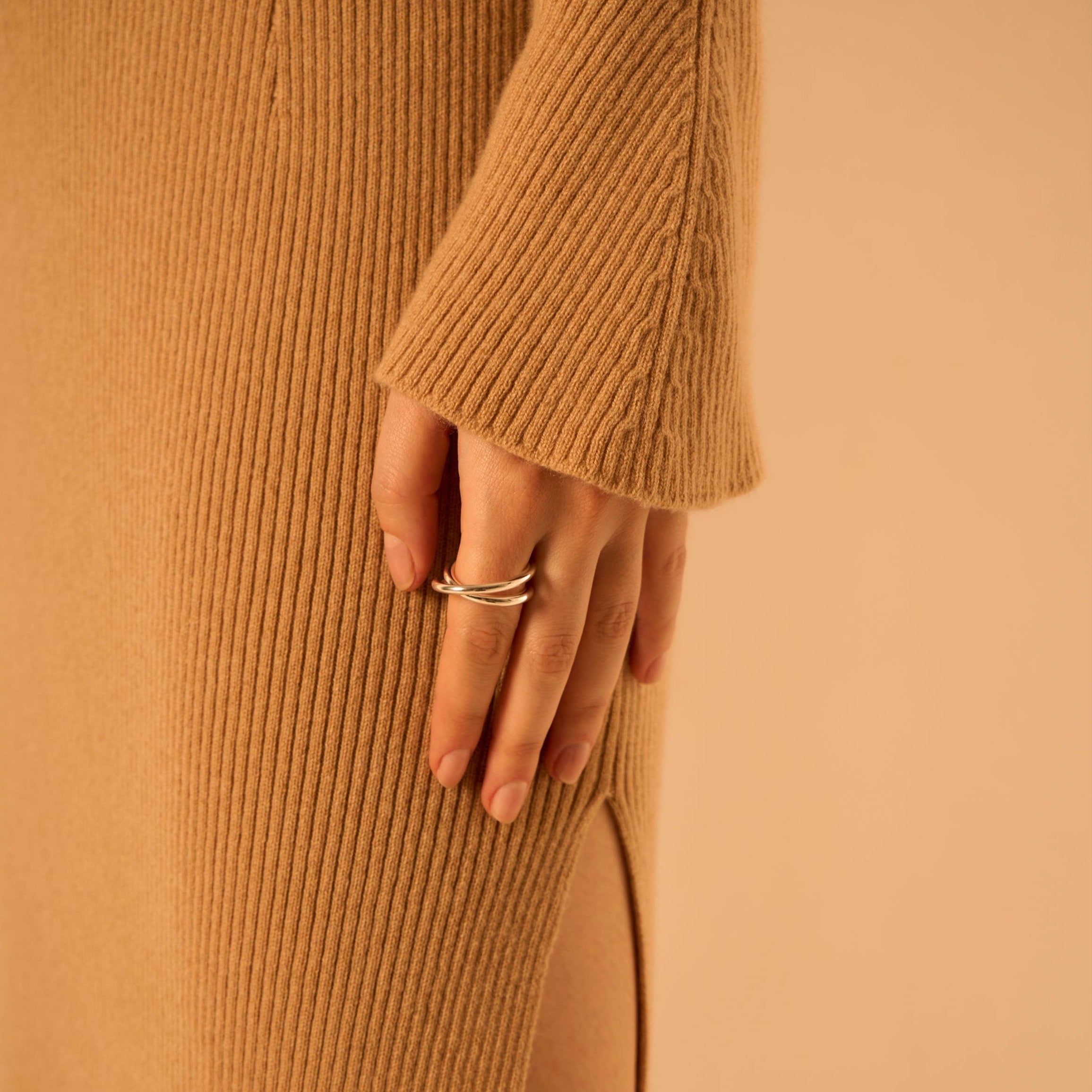 3.0 spiral ring - sterling silver