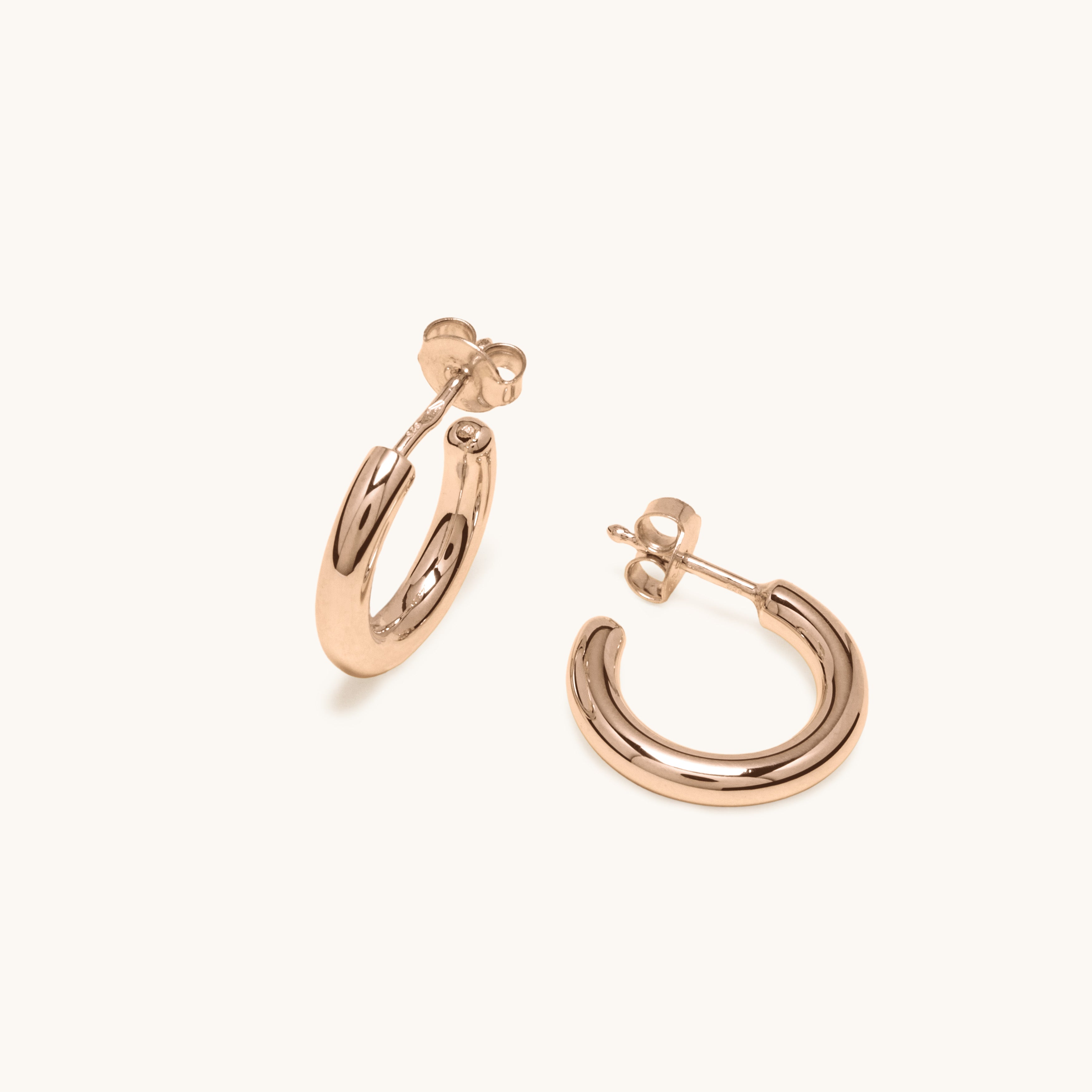 L'anneau or rose 3.0 | Boucle d'oreille
