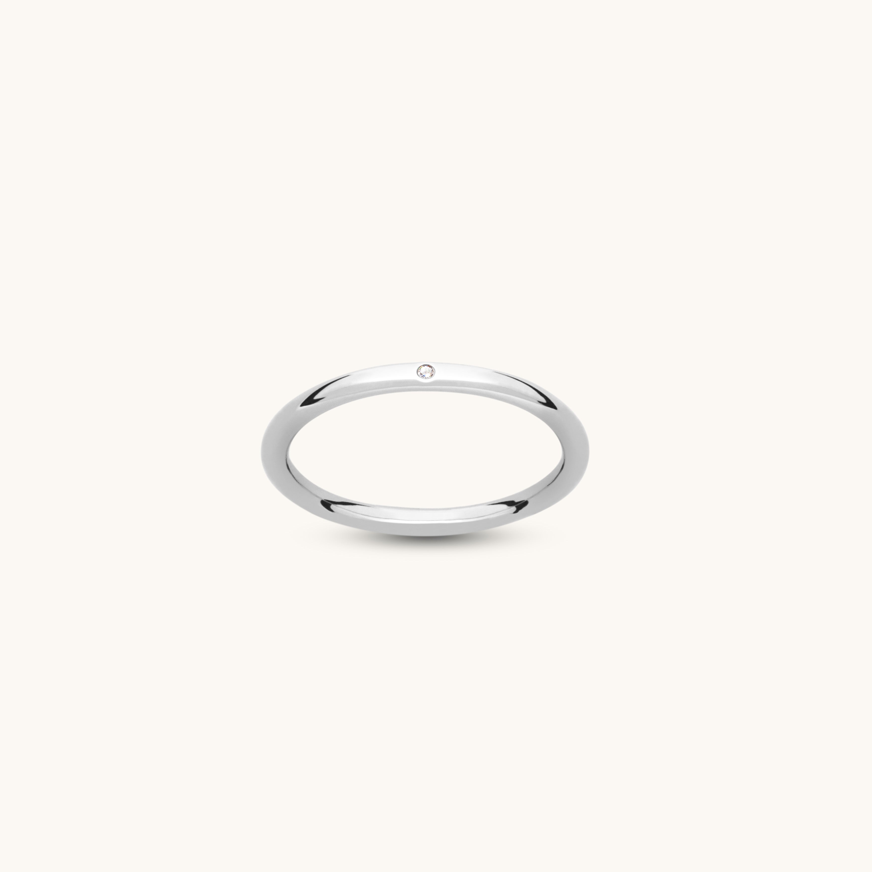 Anneau 2.0 argent et diamant