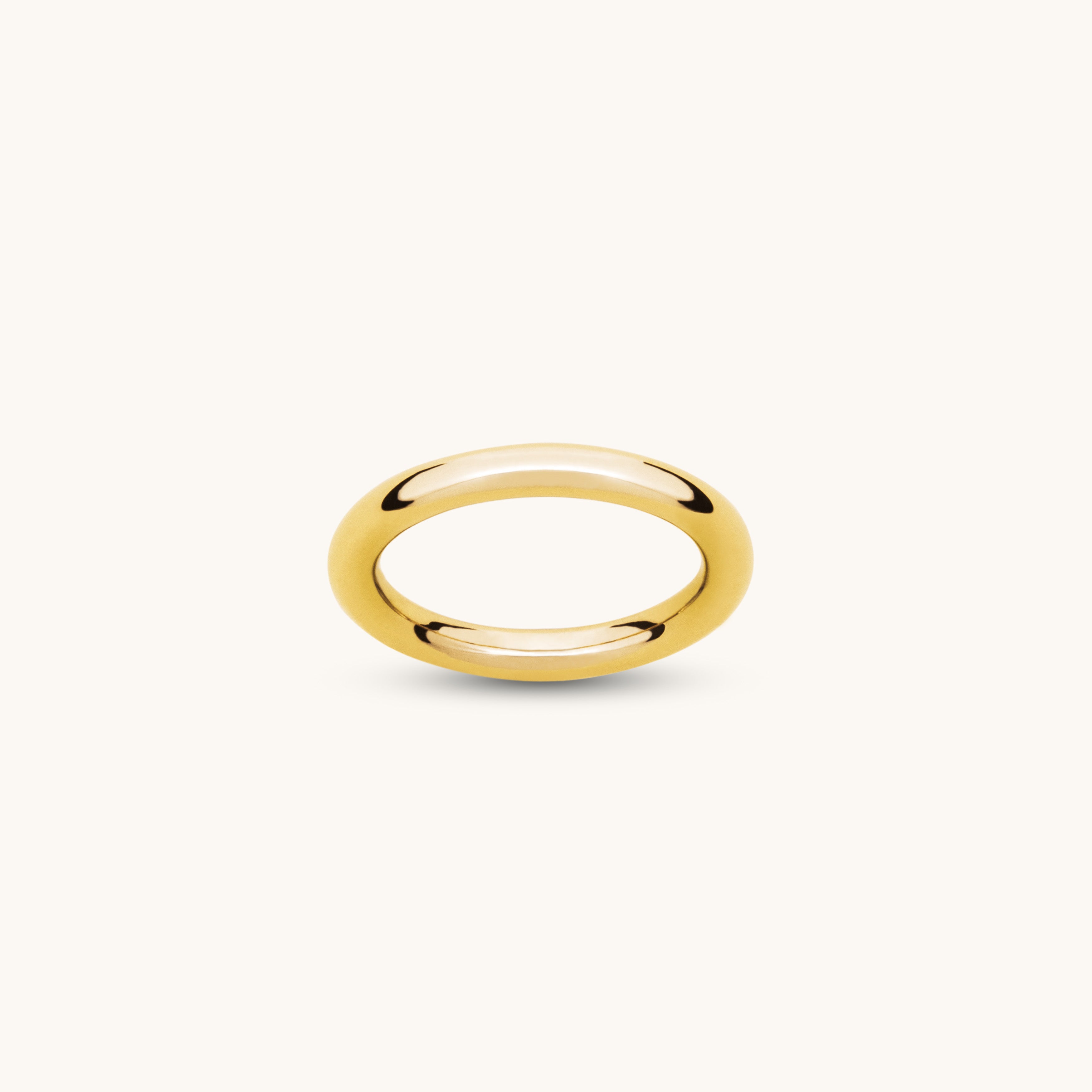 3.0 ring - gold vermeil