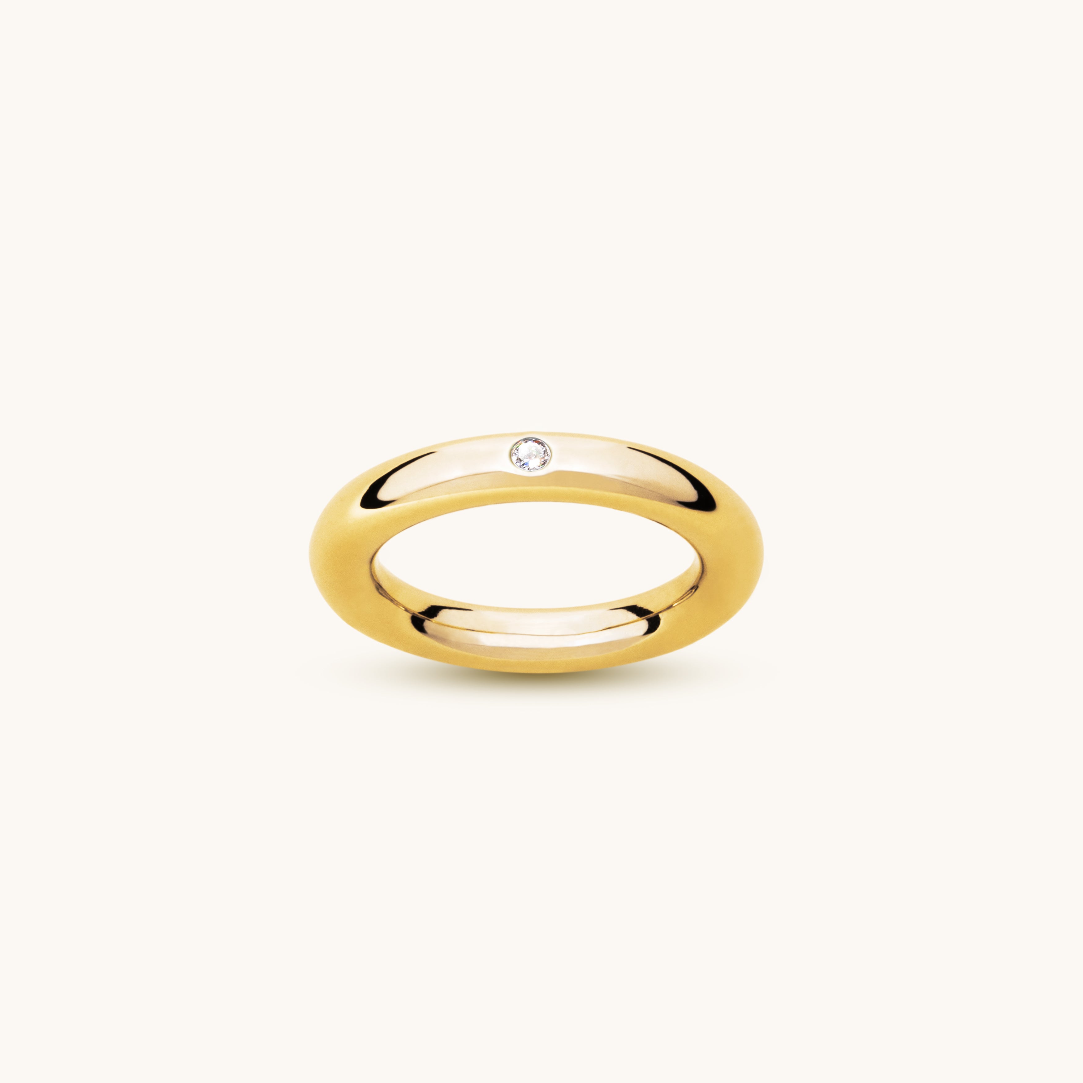 Anneau 4.0 vermeil et diamant