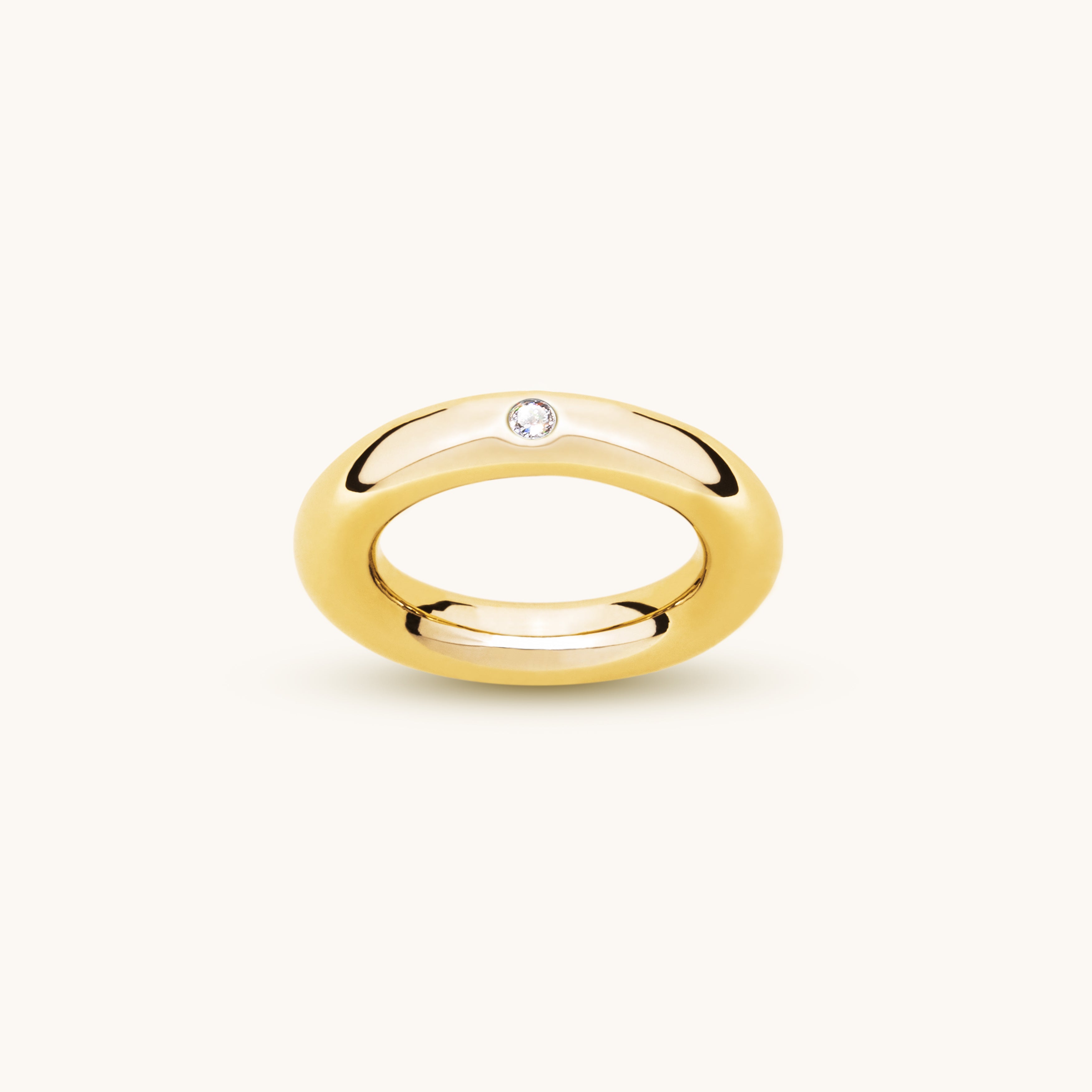 Anneau 5.0 vermeil et diamant