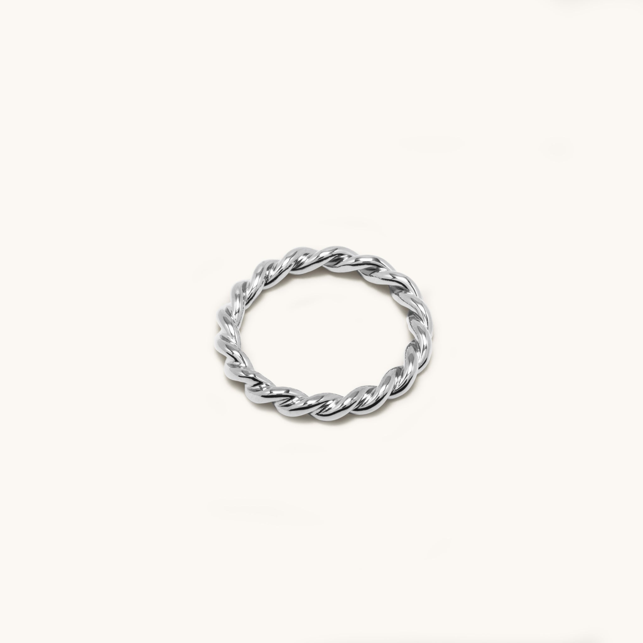 3.0 twisted ring - sterling silver