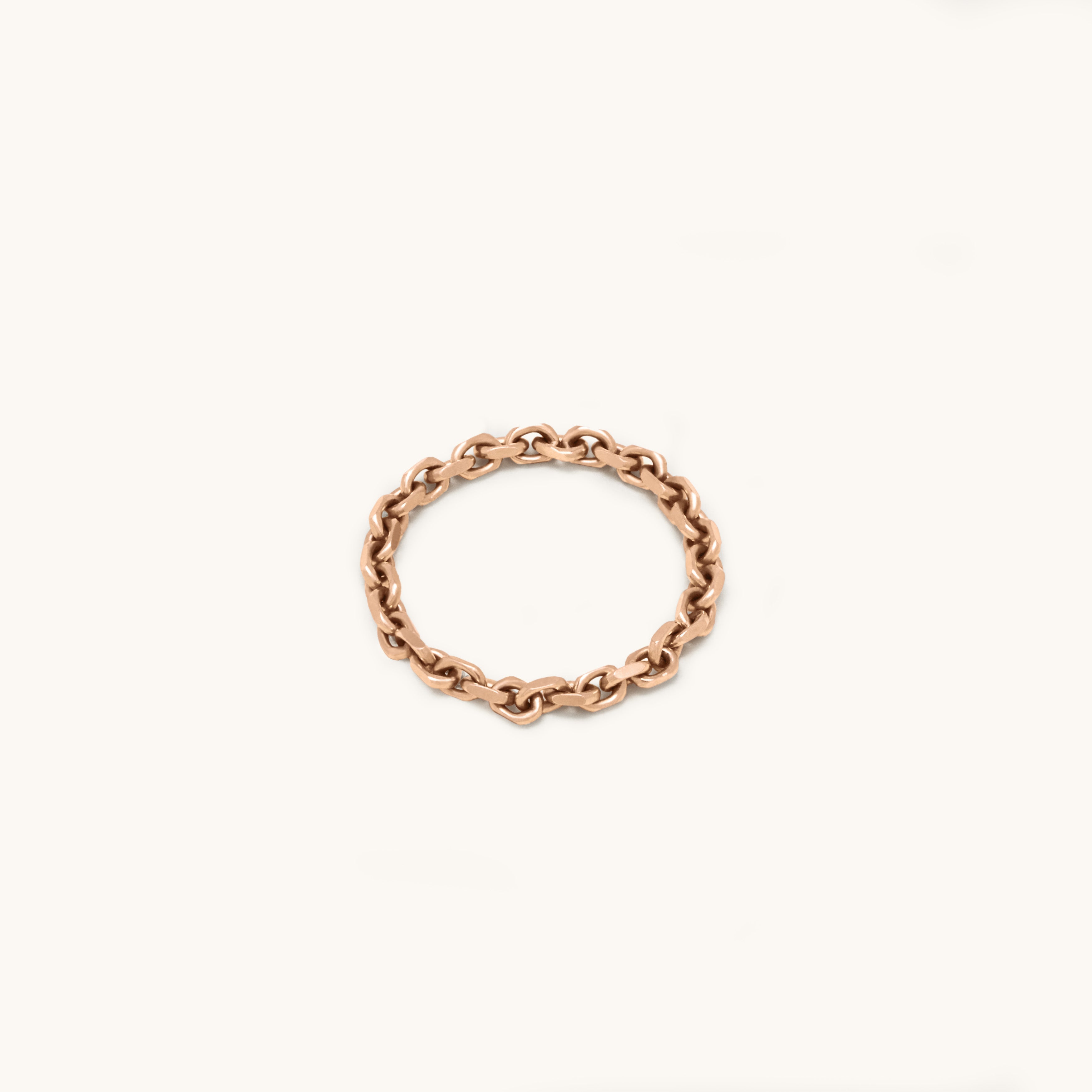Chain ring - gold vermeil
