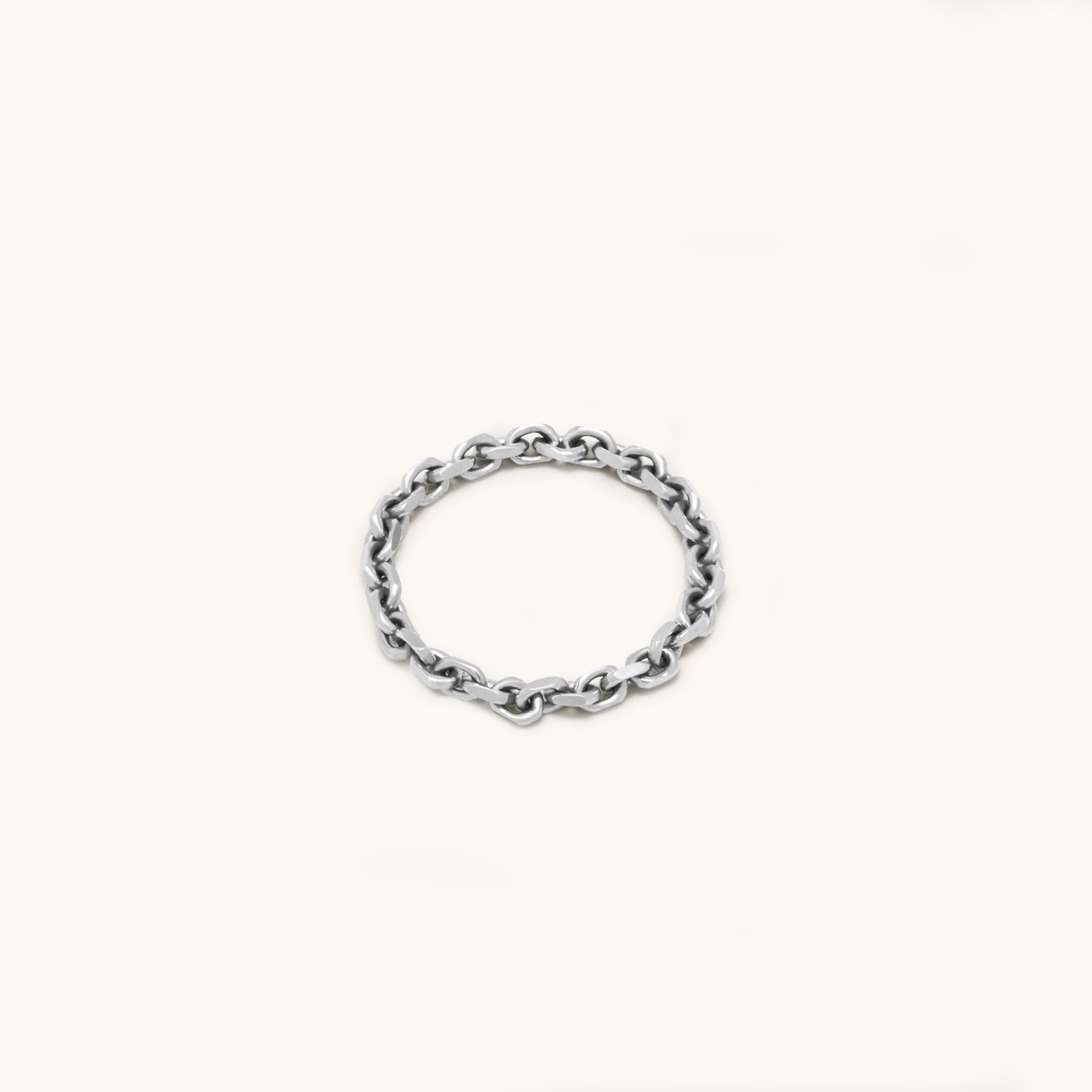 Chain ring - sterling silver