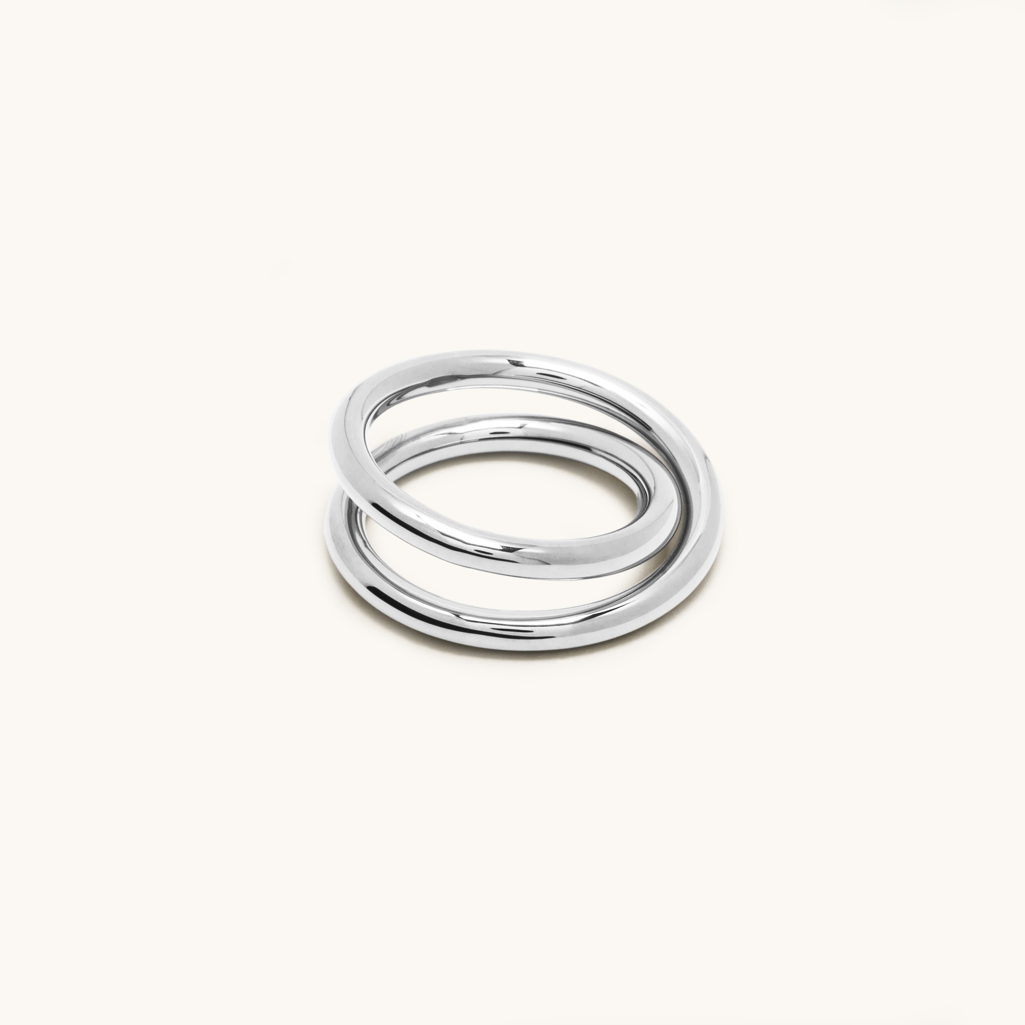 3.0 spiral ring - sterling silver