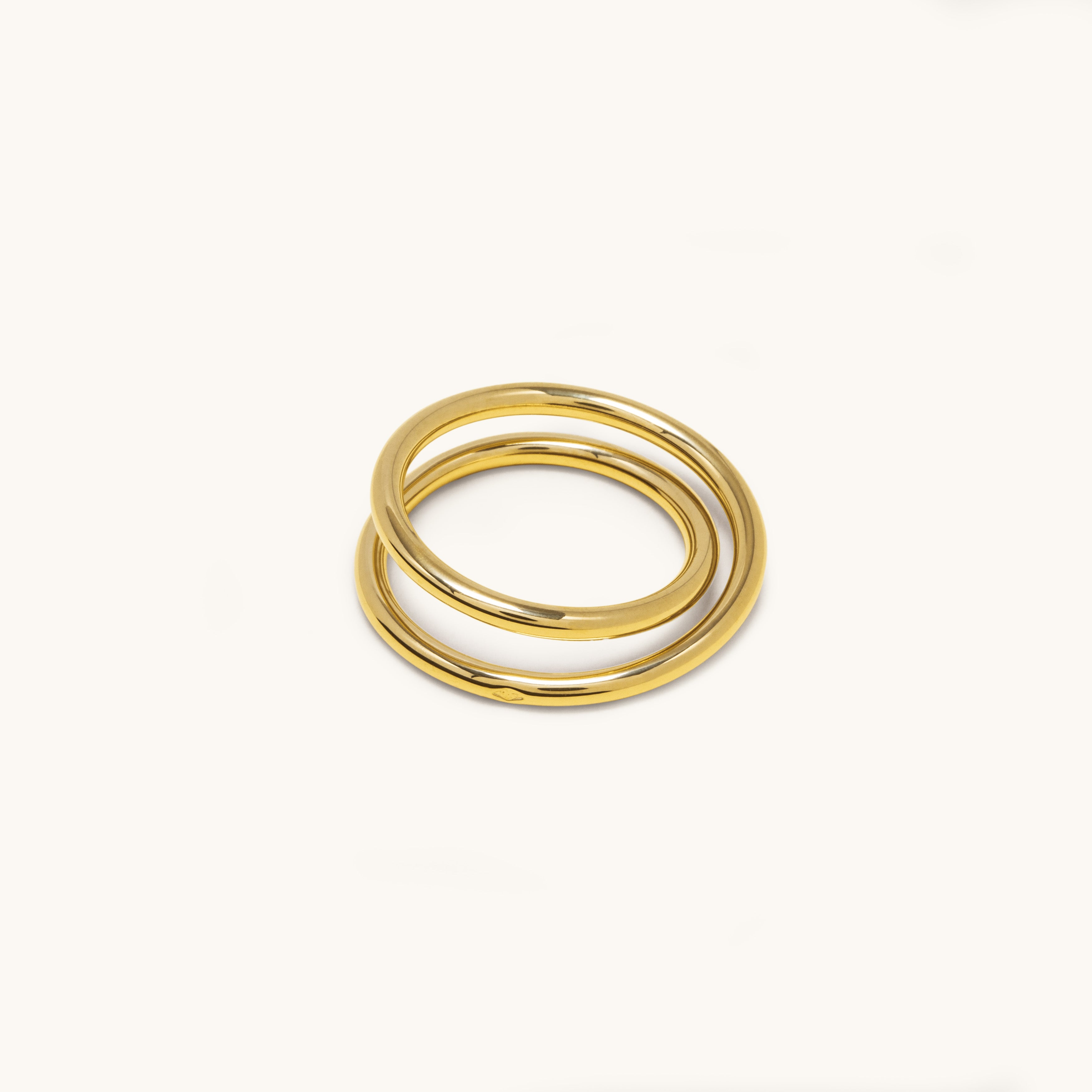 2.0 spiral ring - gold vermeil