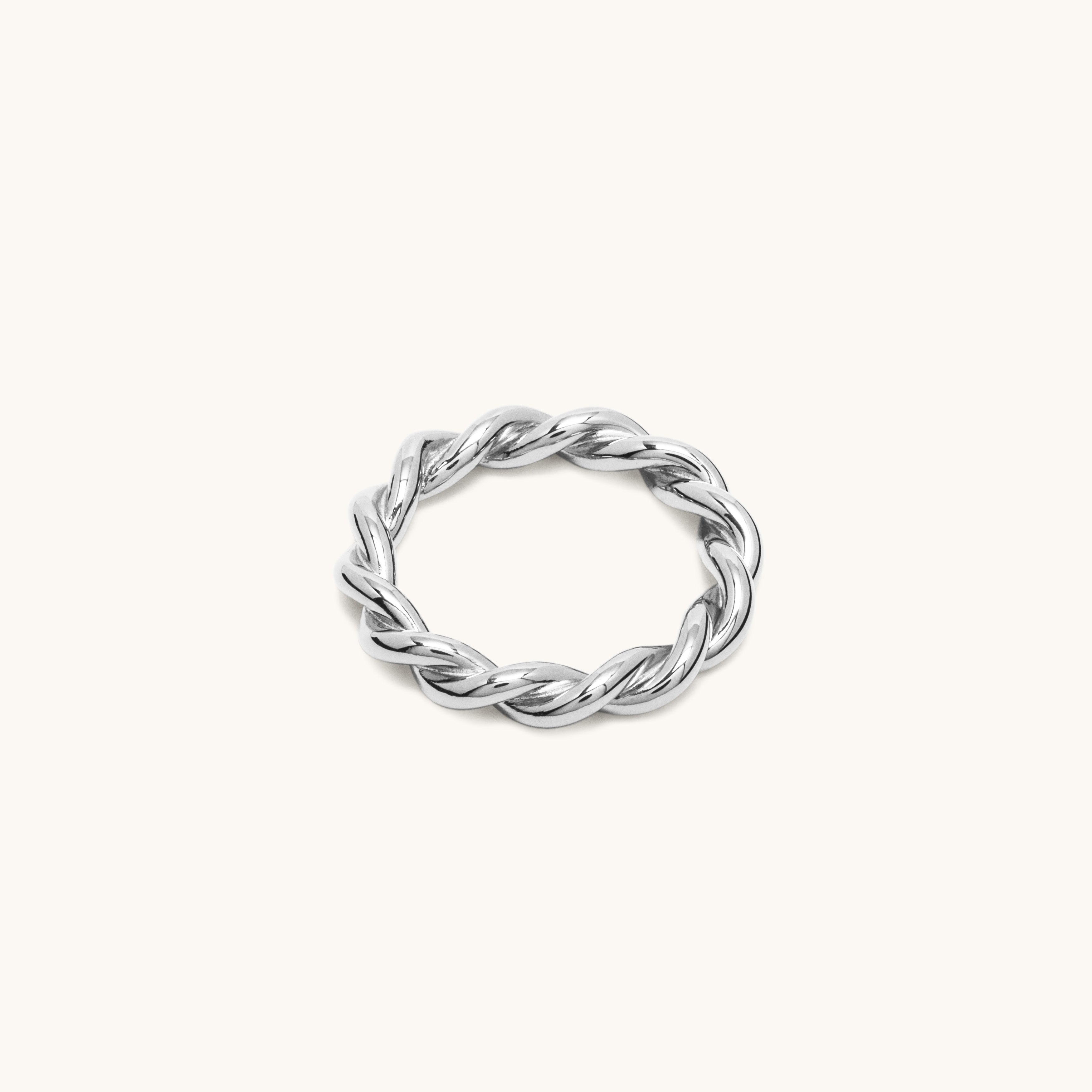 Twisted ring 4.0 - sterling silver