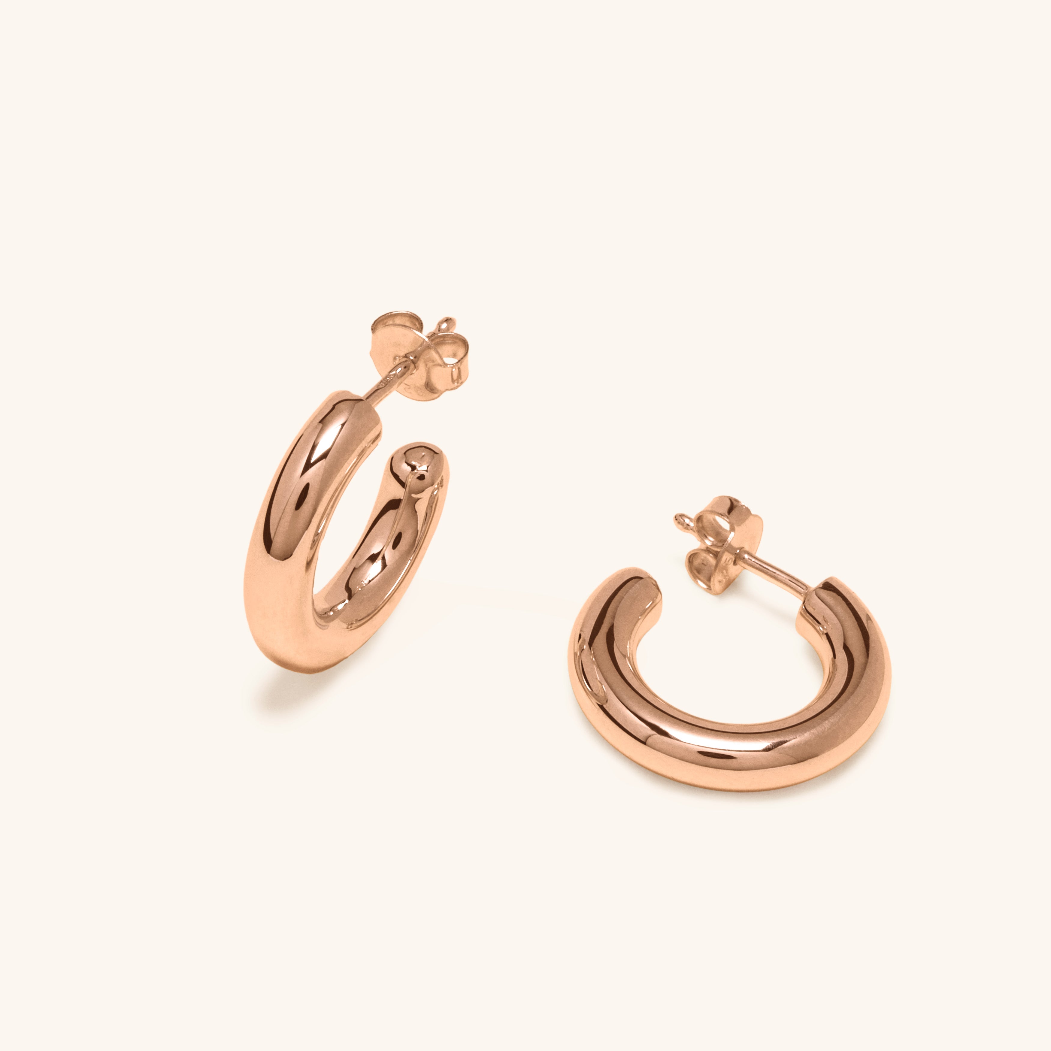 The 4.0 rose gold ring | Earring