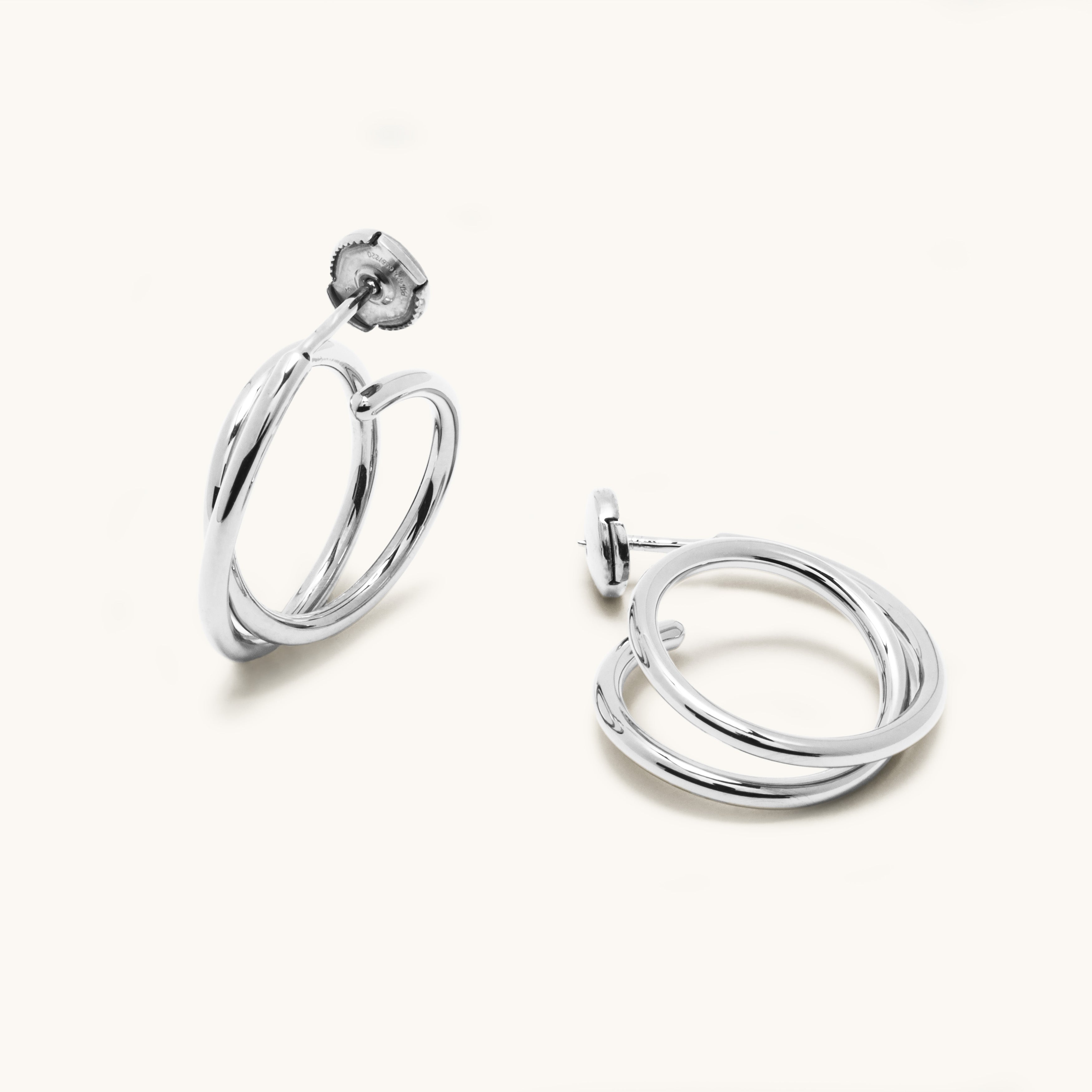 2.0 earring - sterling silver