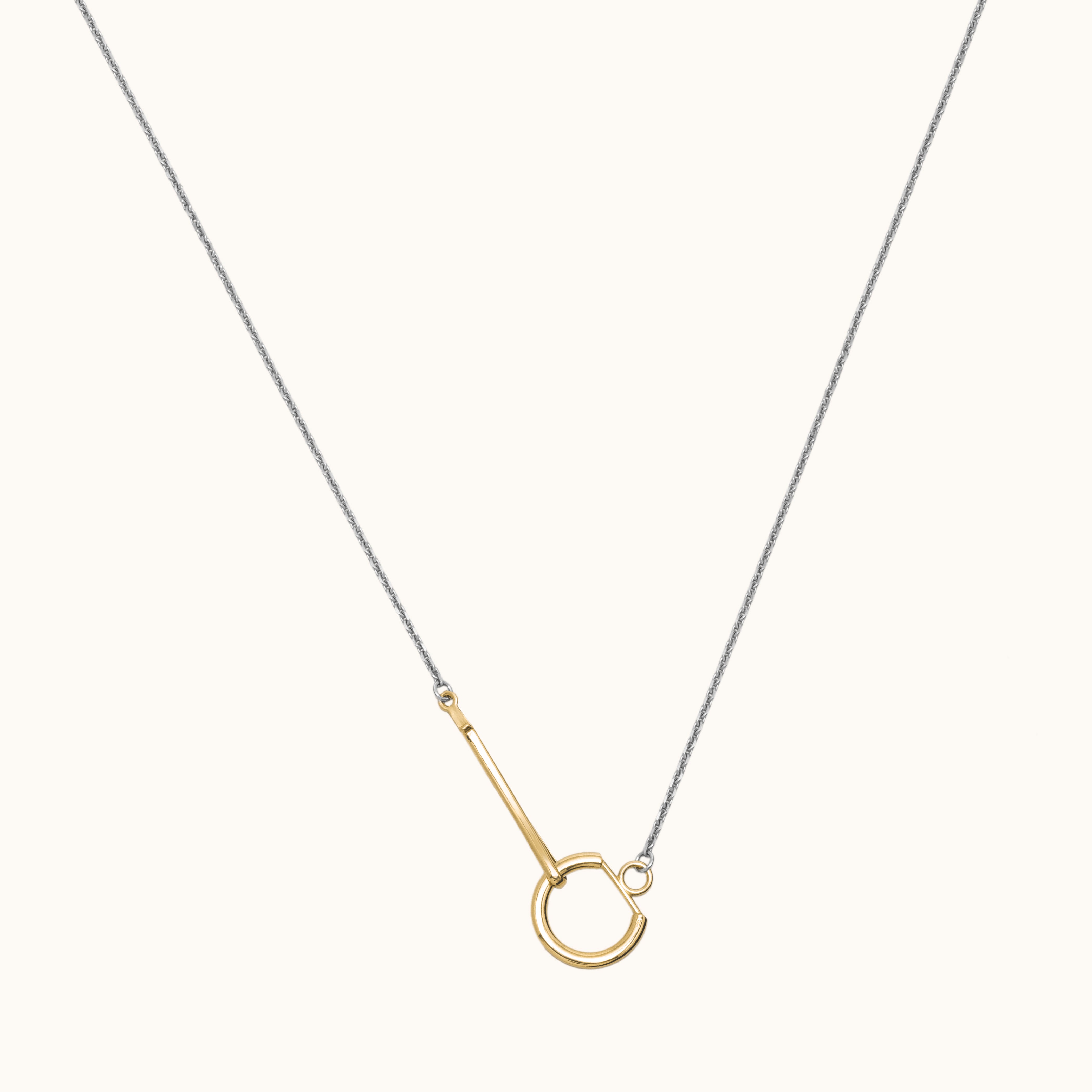 Le collier gousset bicolore