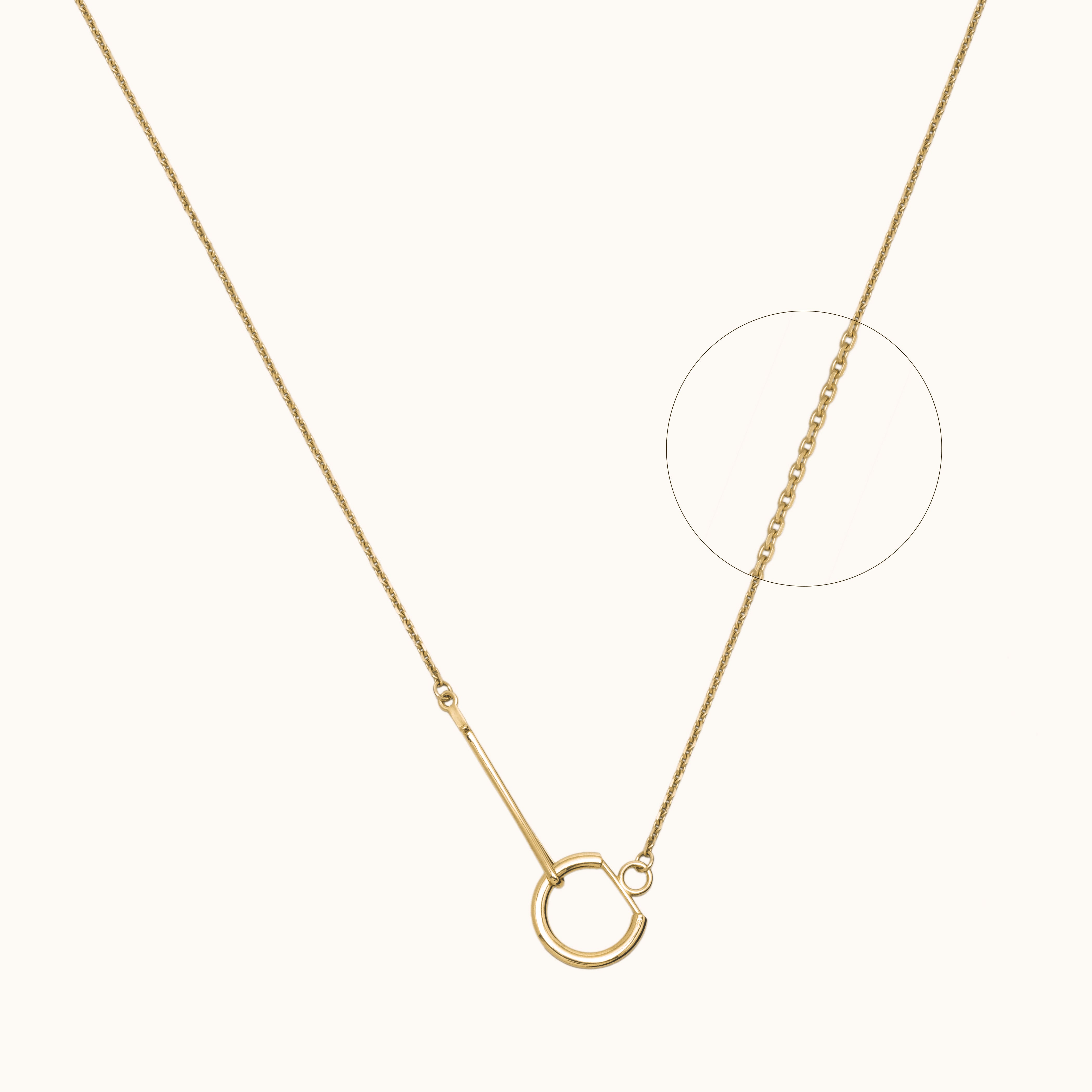 Vermeil pocket necklace