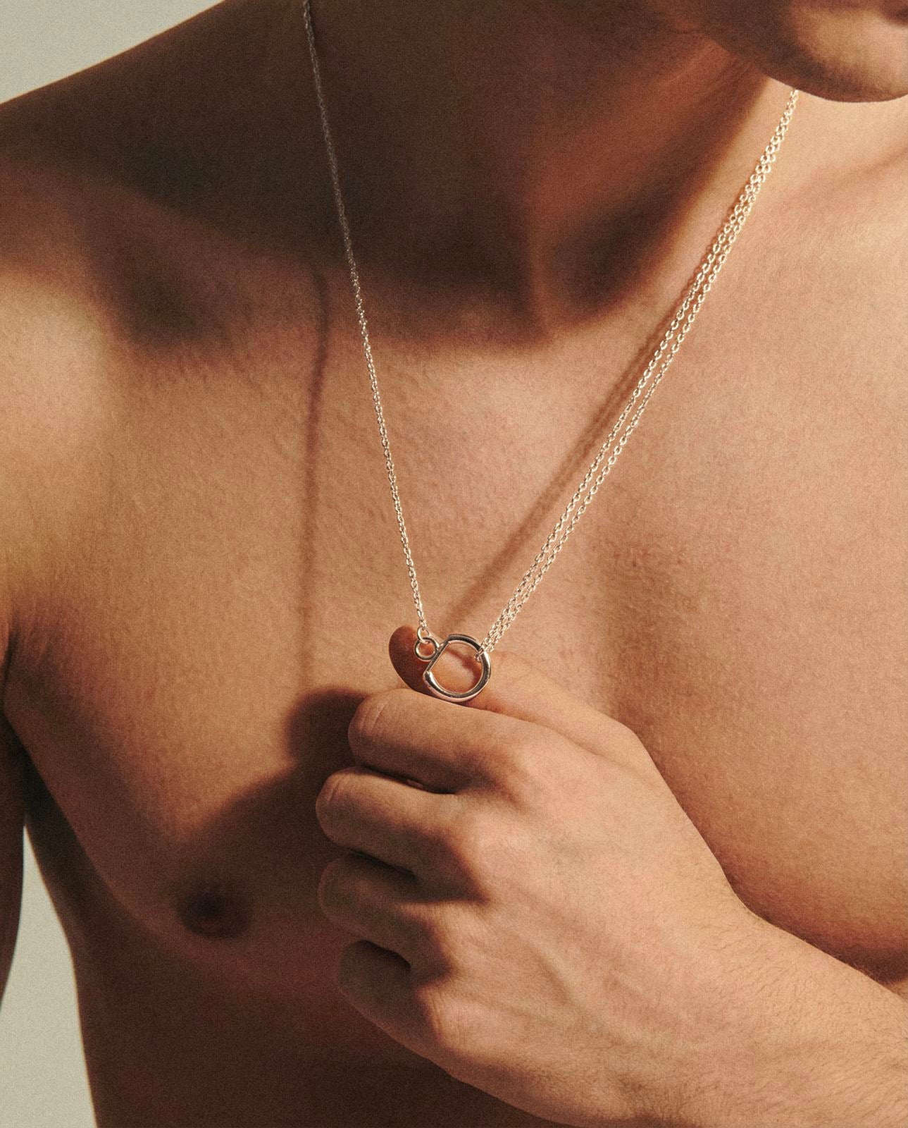 Le collier mini gousset argent