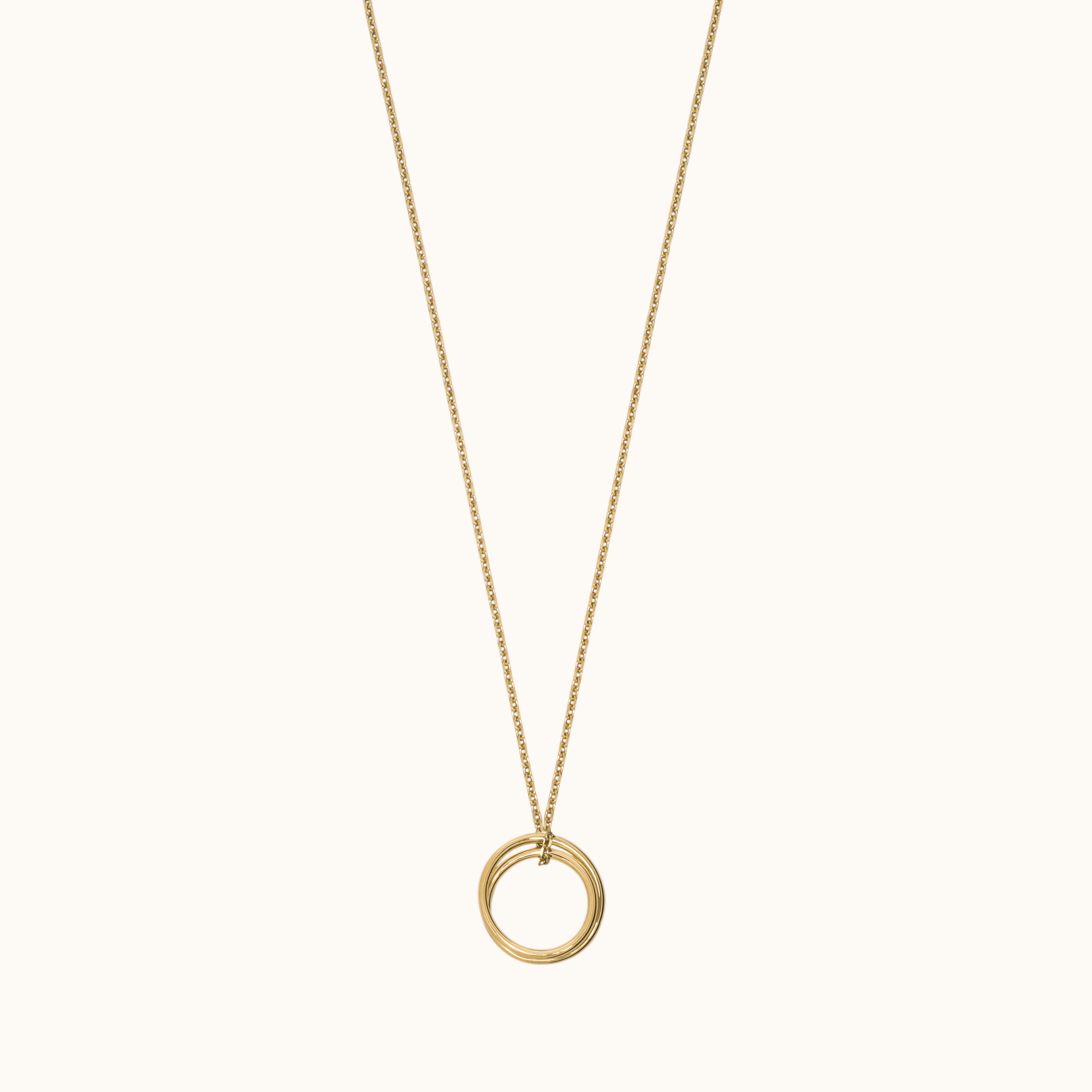 Spiral necklace 2.0 vermeil