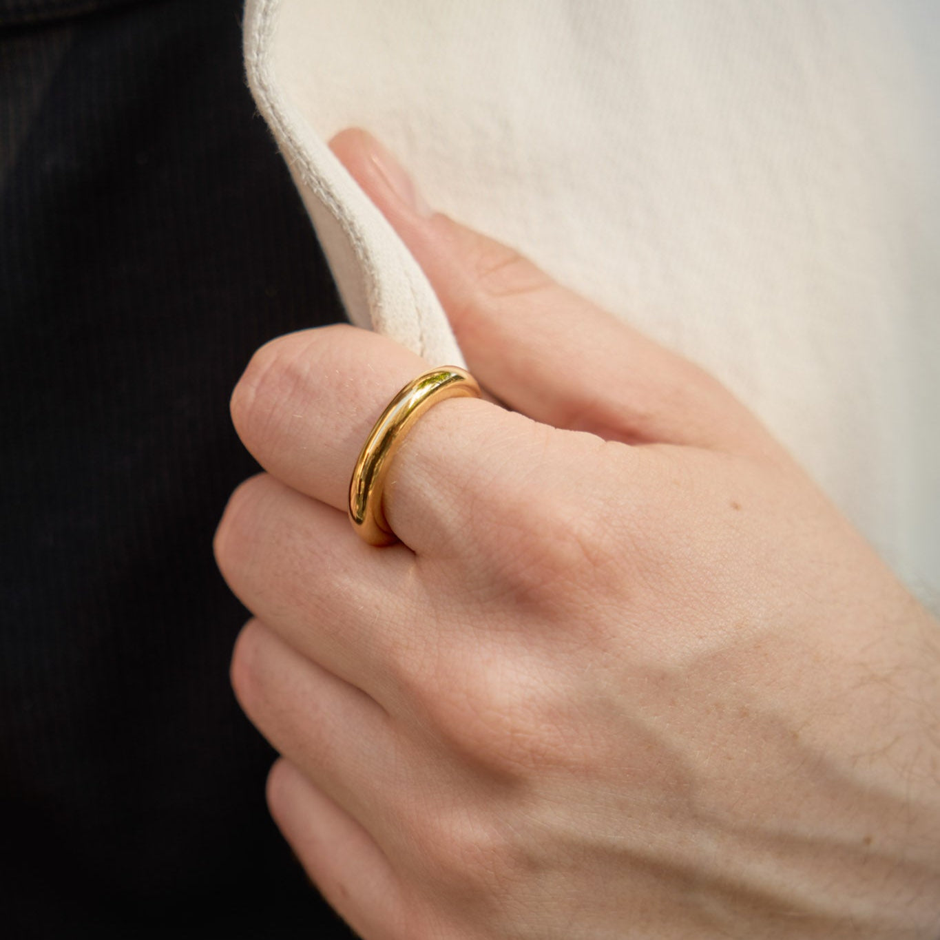 5.0 ring - gold vermeil