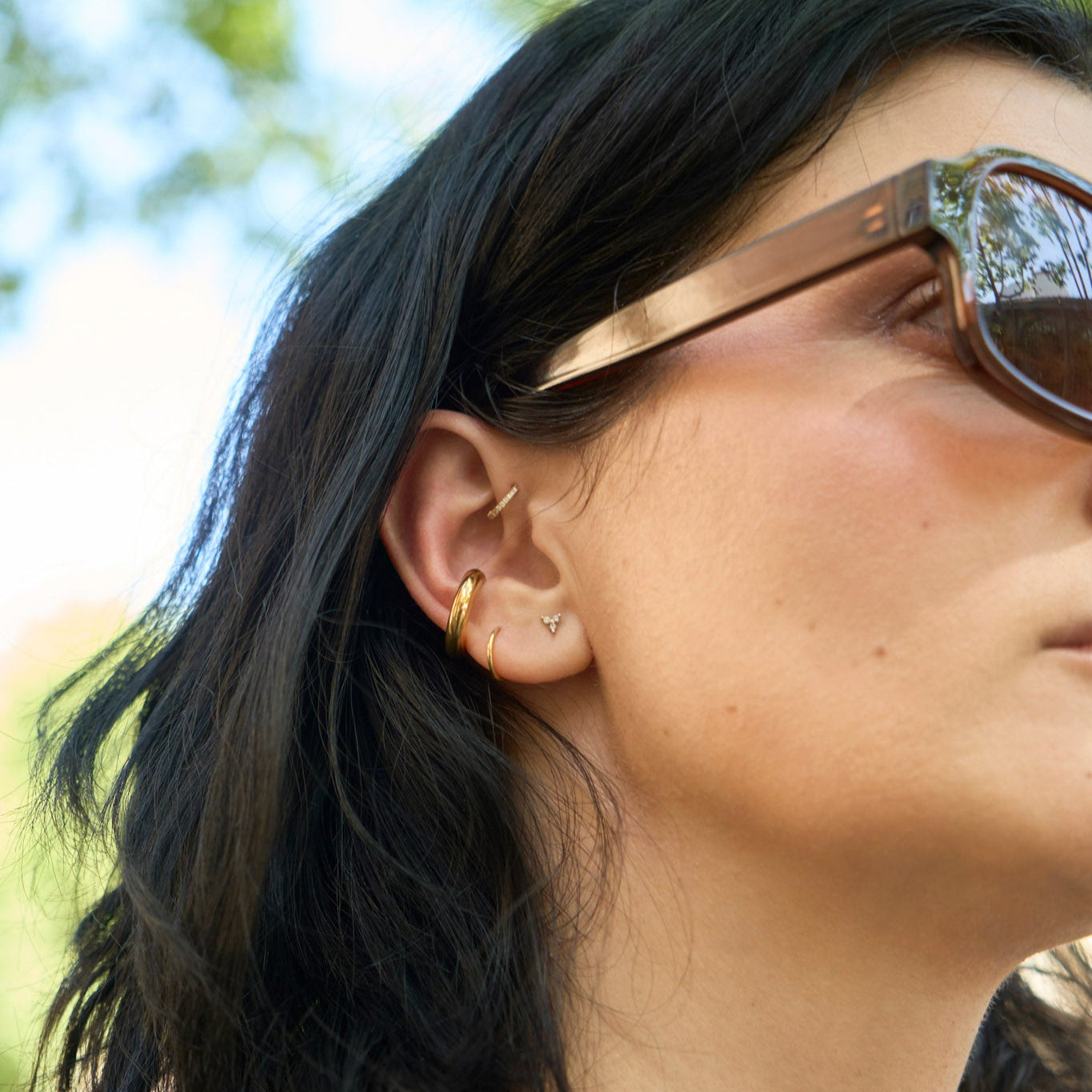 4.0 earcuff - gold vermeil