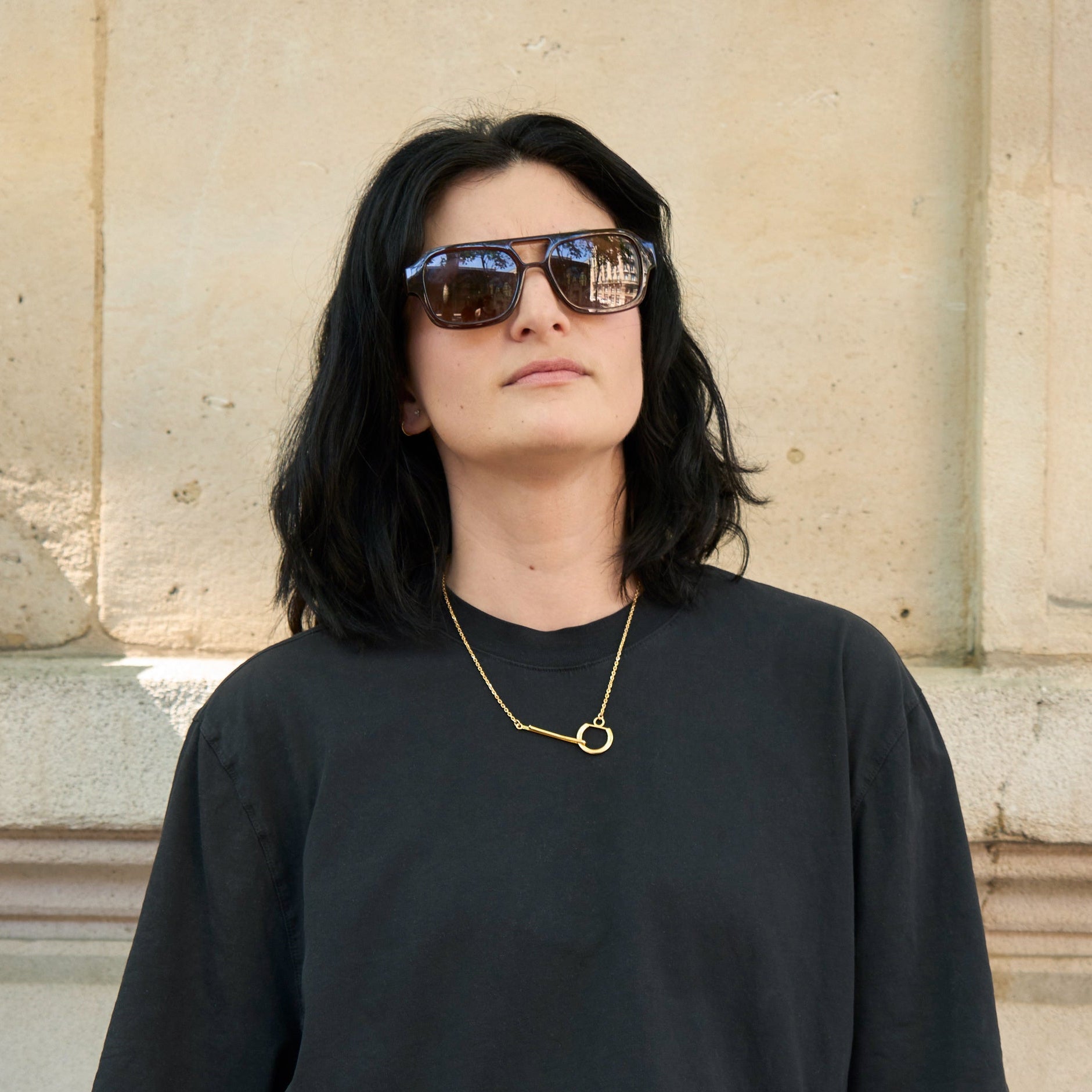 Le collier gousset vermeil