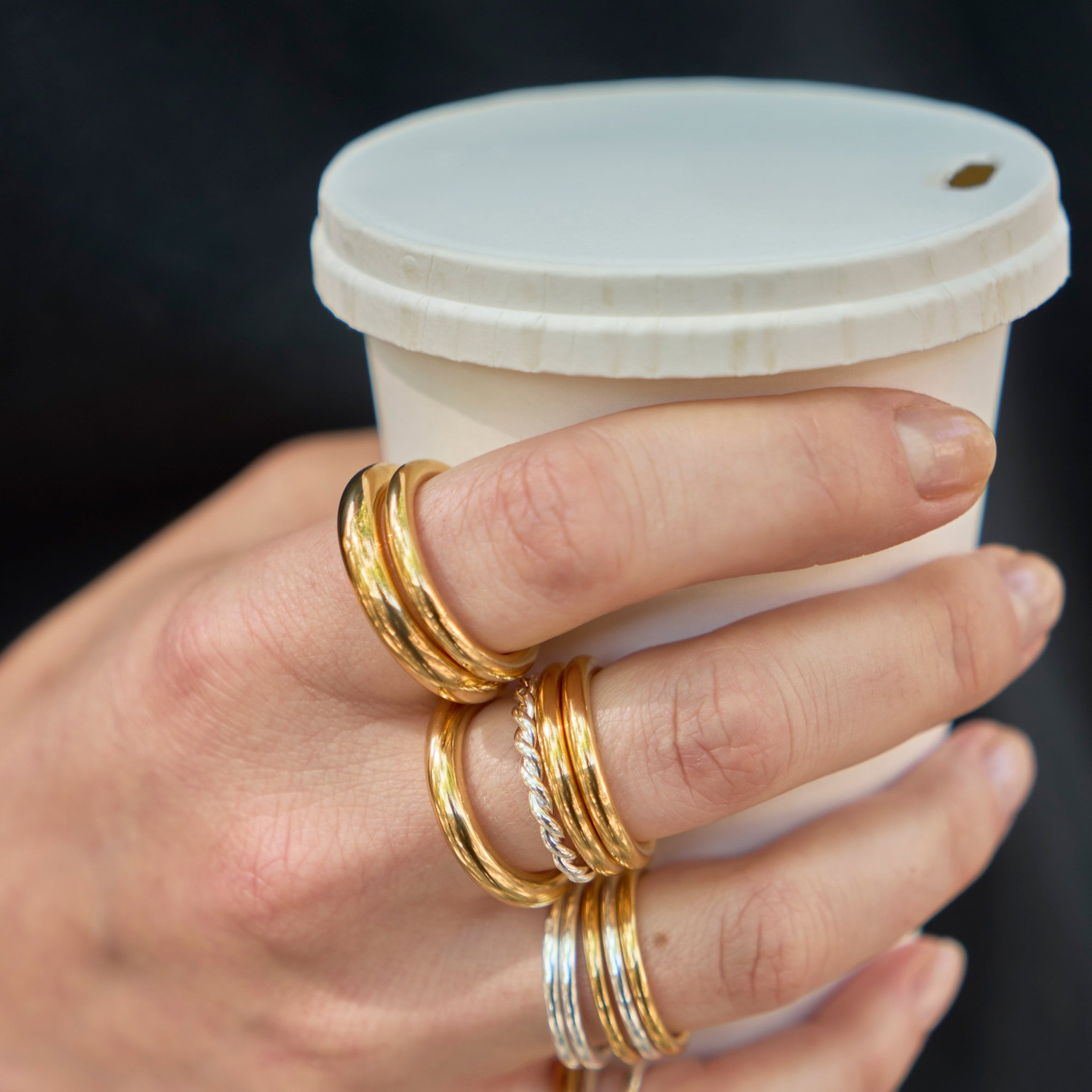 Bague torsadée argent 3.0