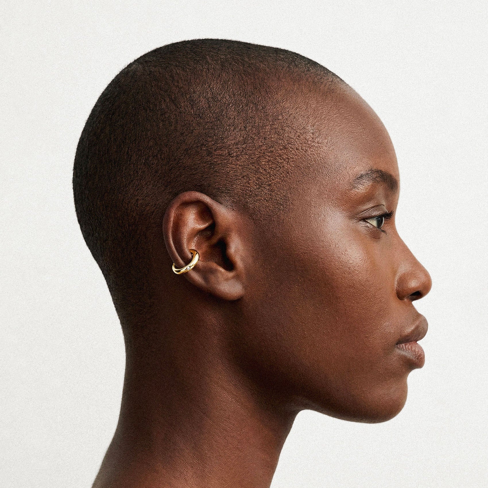 Earcuff 3.0 or jaune 18 carats et diamant