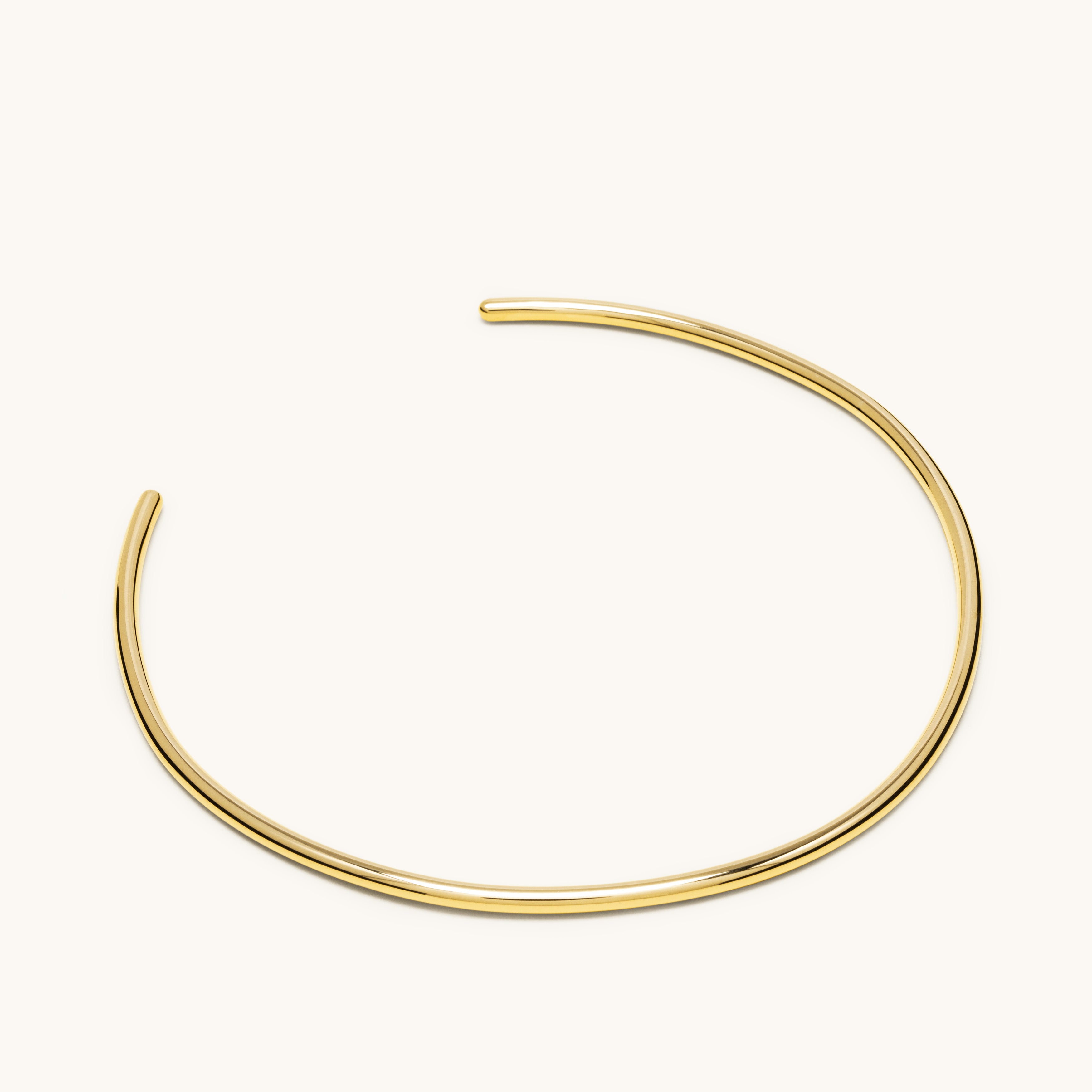 Jonc de cou 4.0 vermeil