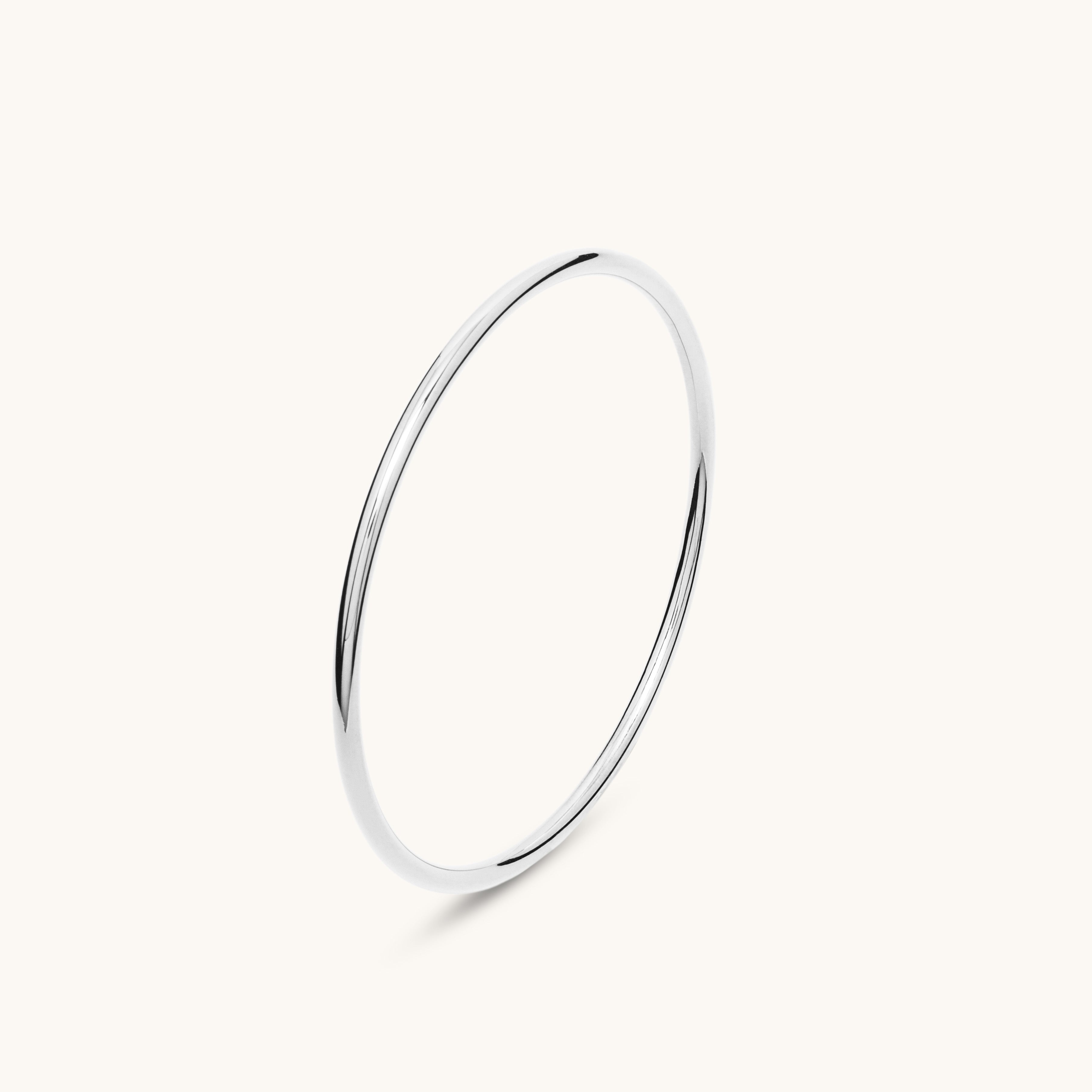 3.0 bangle - sterling silver