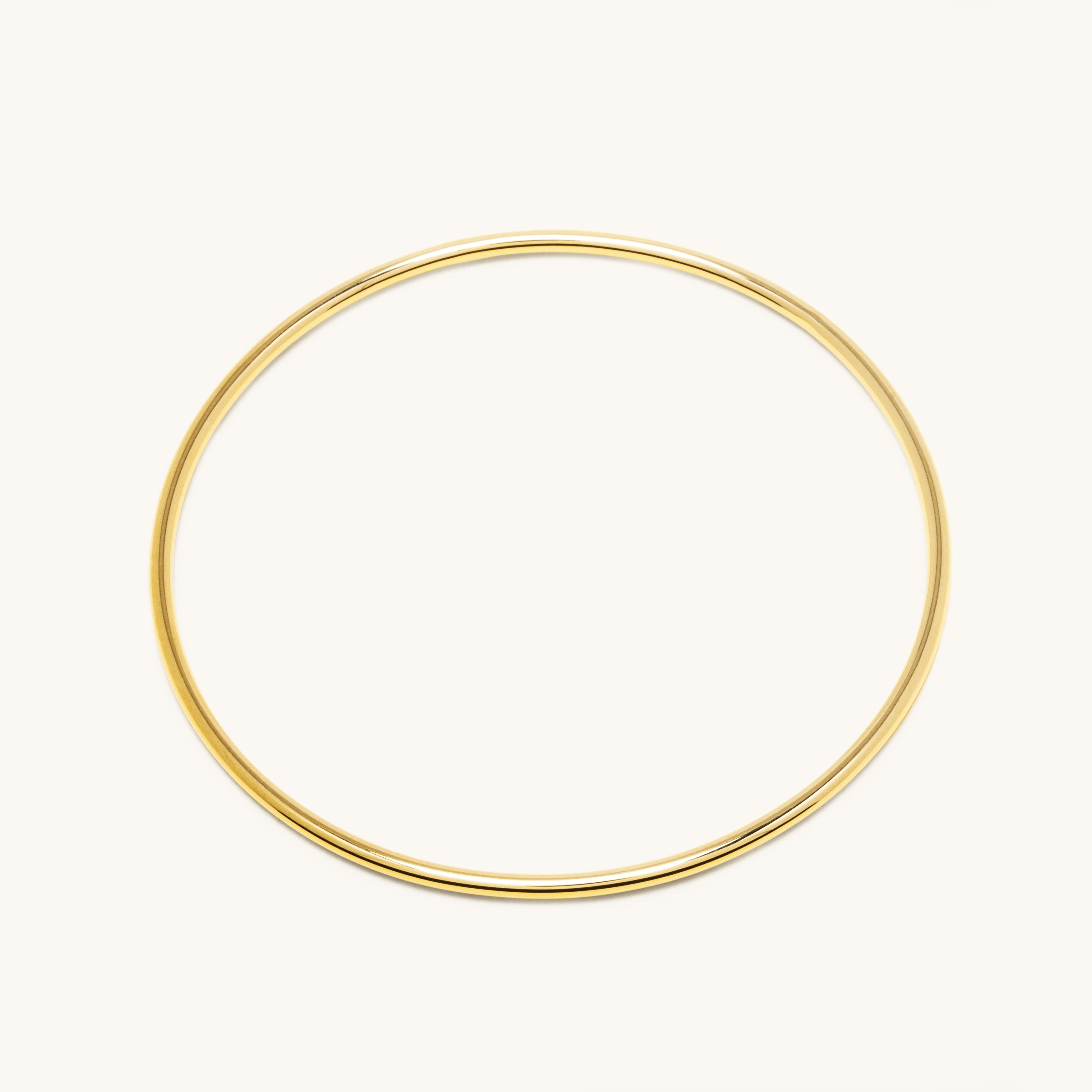 Set of closed vermeil bangles