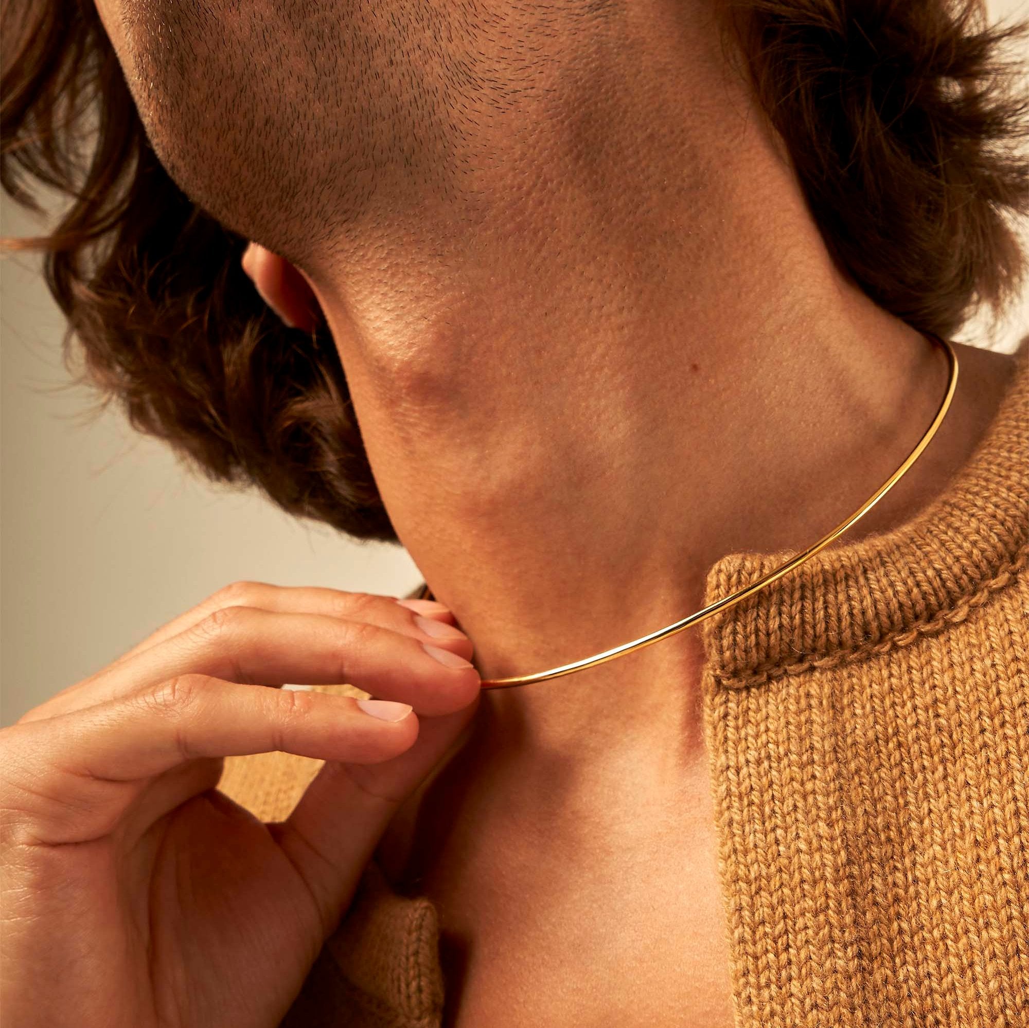 Jonc de cou 2.0 vermeil