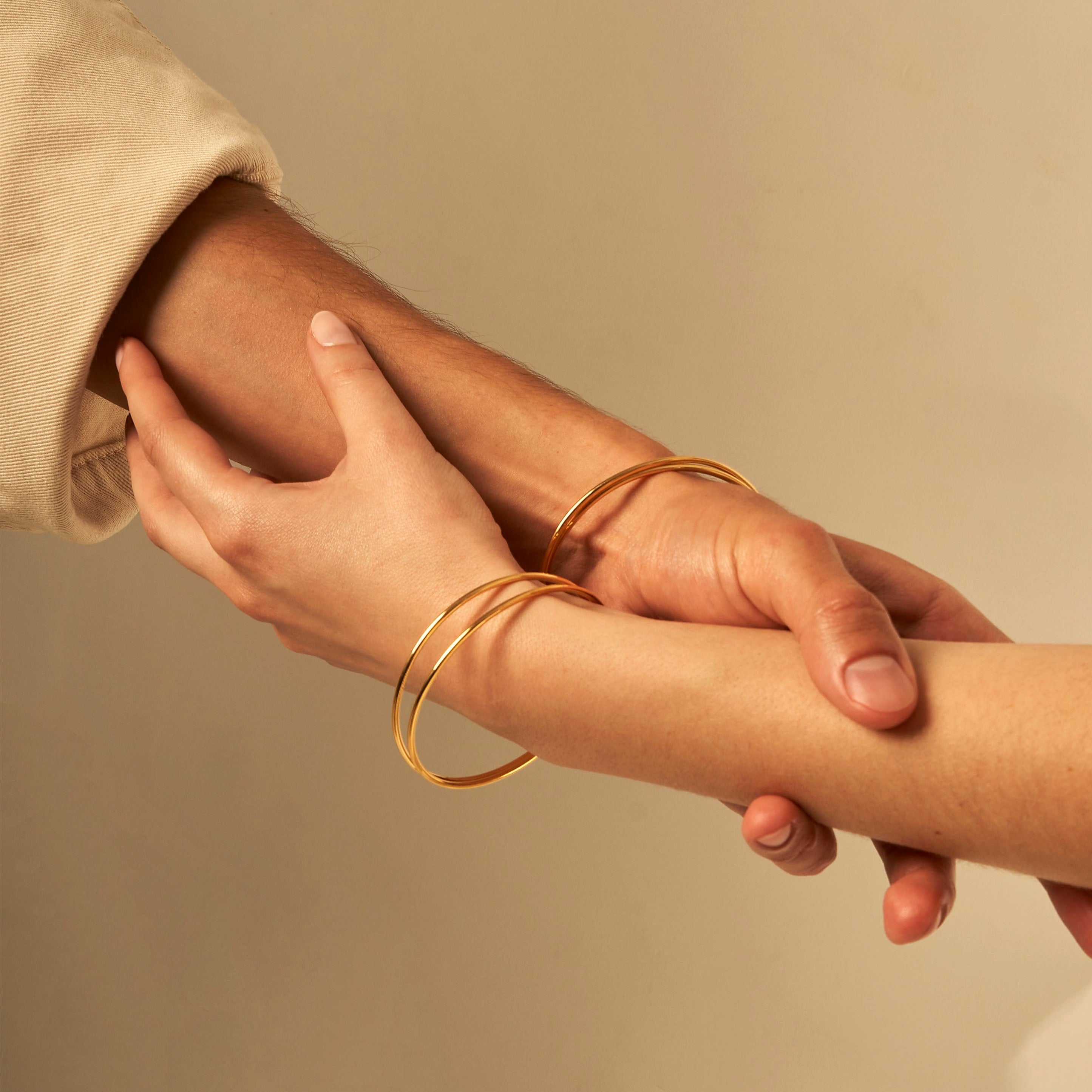 Jonc fermé spirale vermeil 2.0