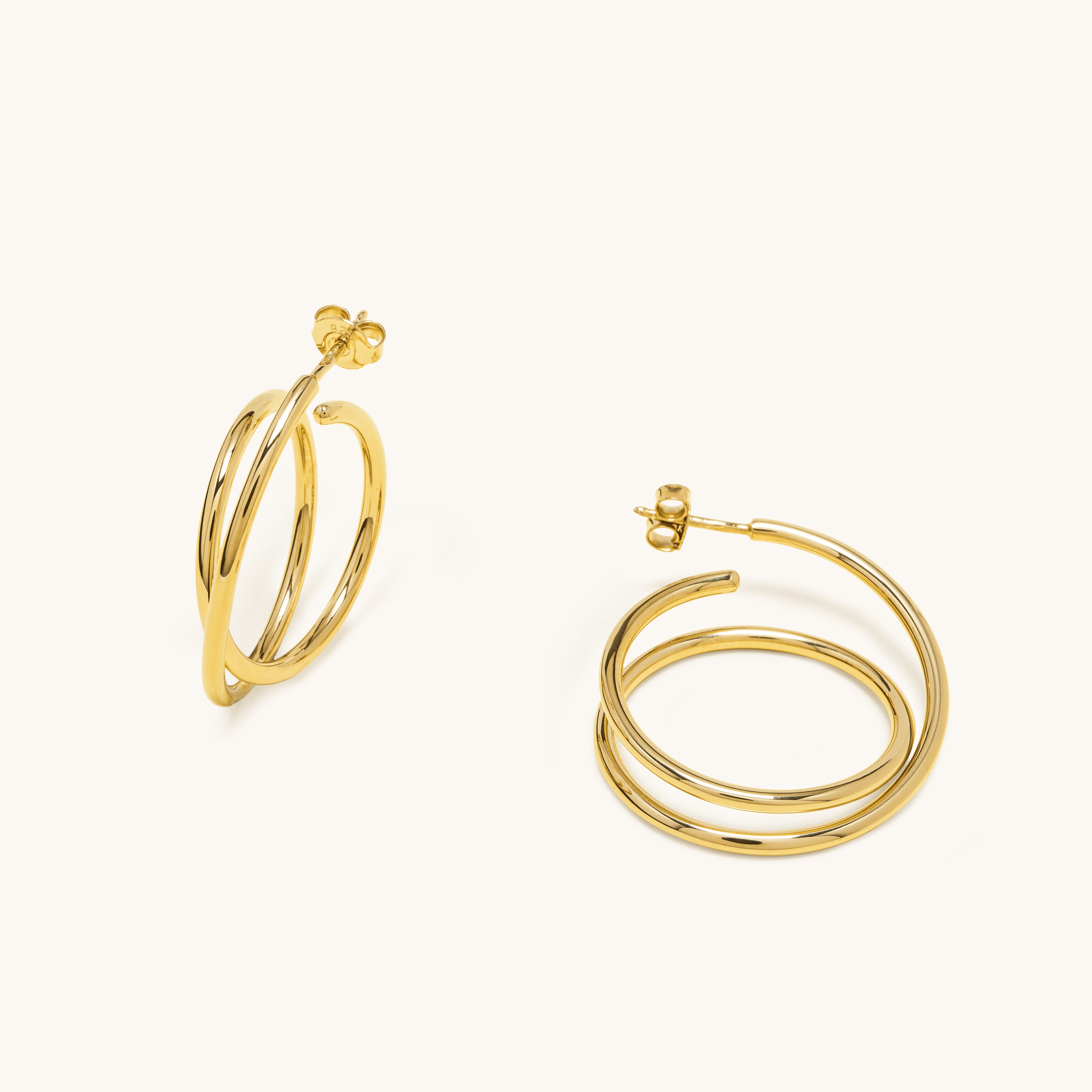 Maxi spiral vermeil 2.0 | Earrings