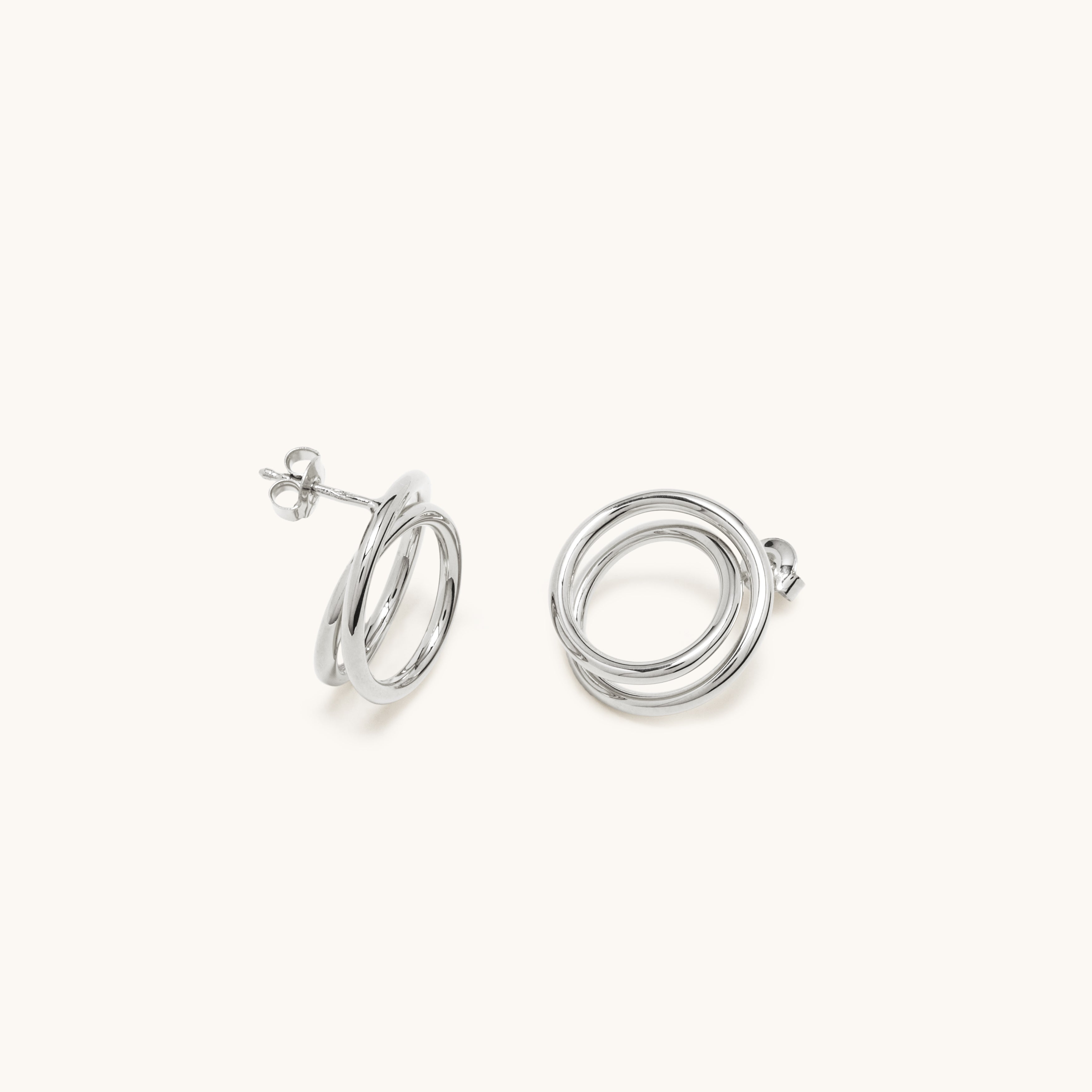 Mini spirale argent 2.0 | Boucle d'oreille