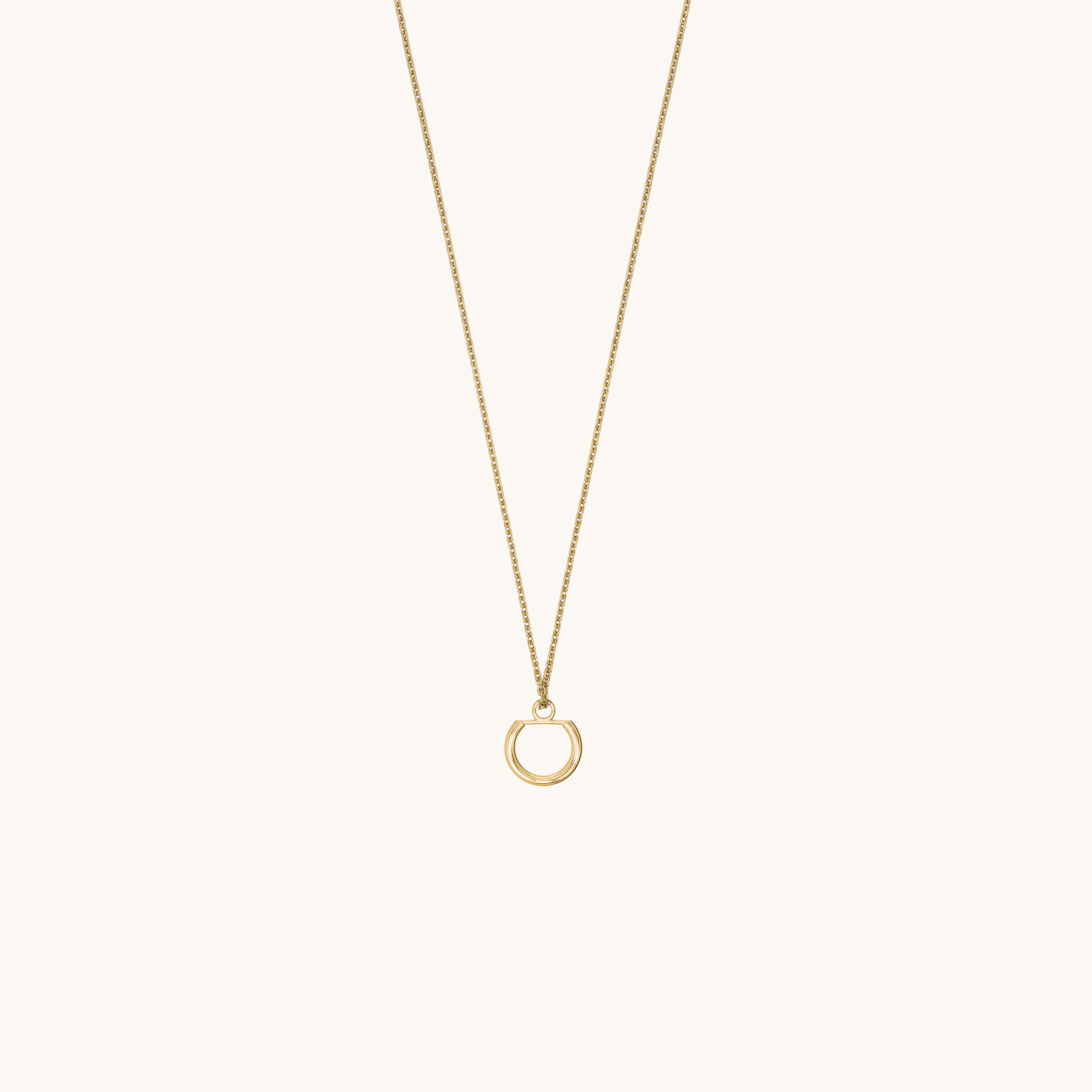 Pendentif mini gousset vermeil