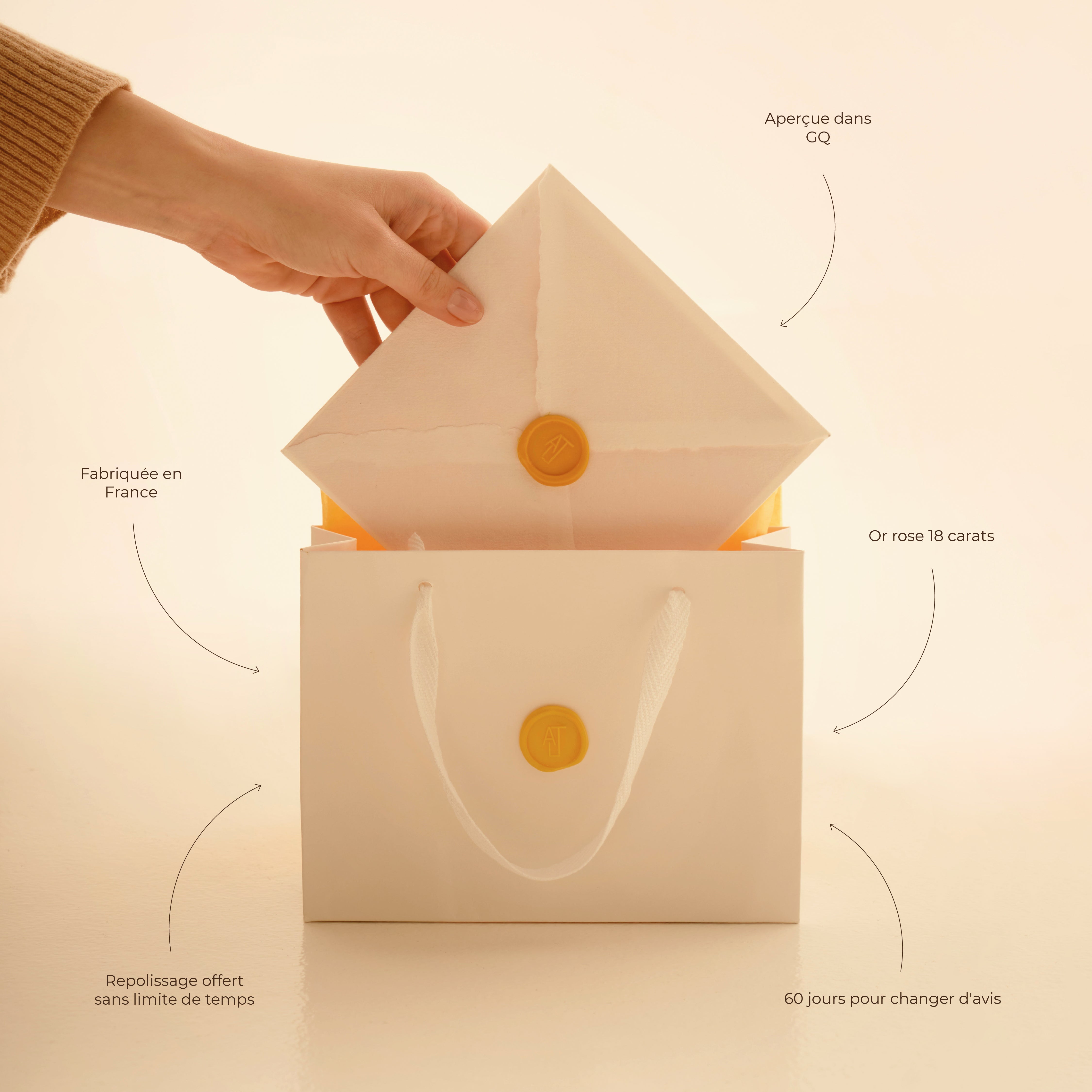 Bague triple spirale or rose 3.0