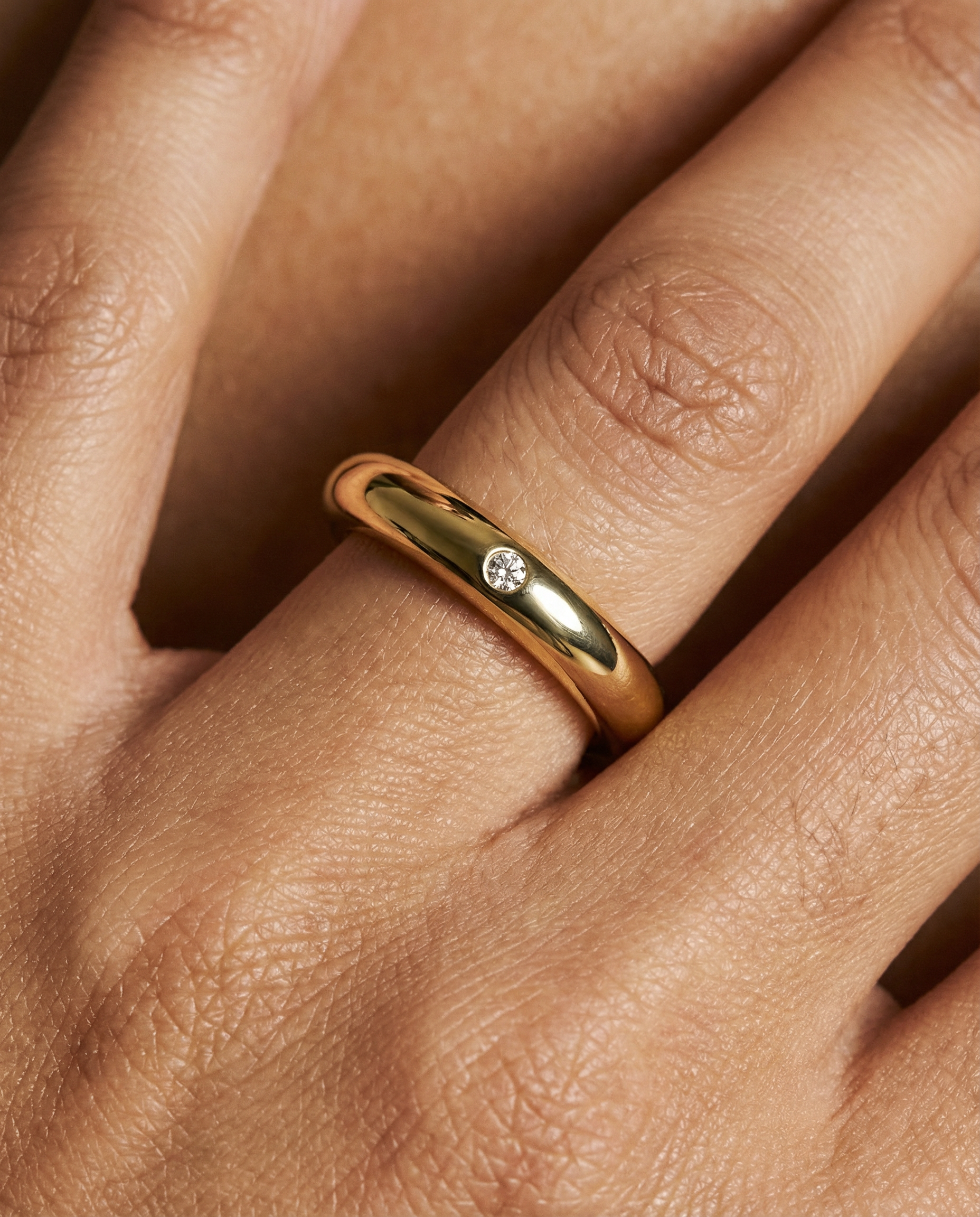 Anneau 4.0 vermeil et diamant