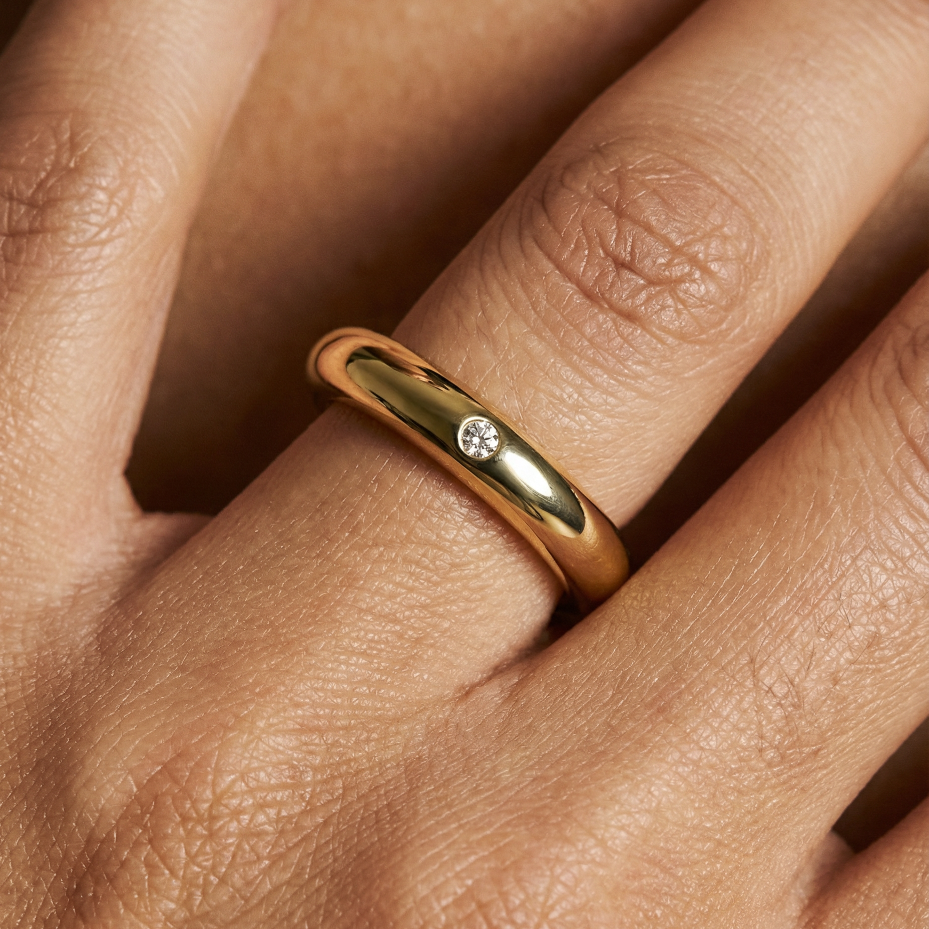 Anneau 4.0 vermeil et diamant