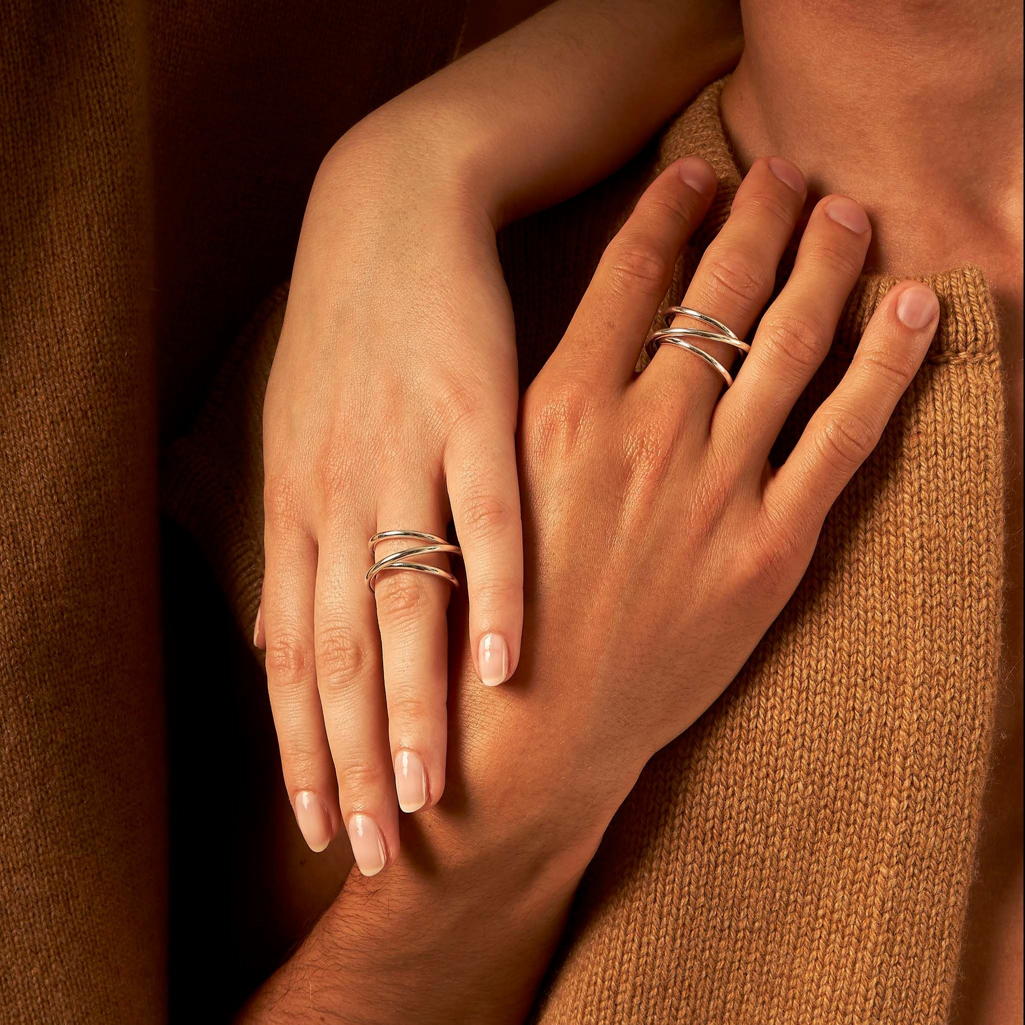 Silver Triple Spiral Ring 2.0