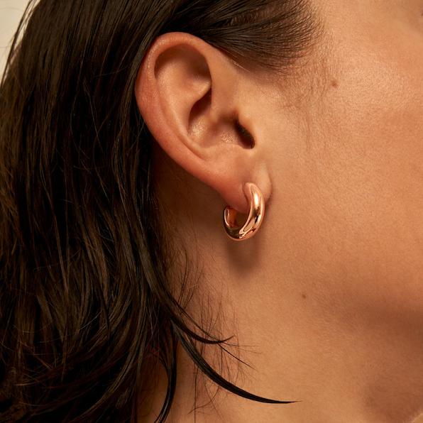 L'anneau or rose 5.0 | Boucle d'oreille