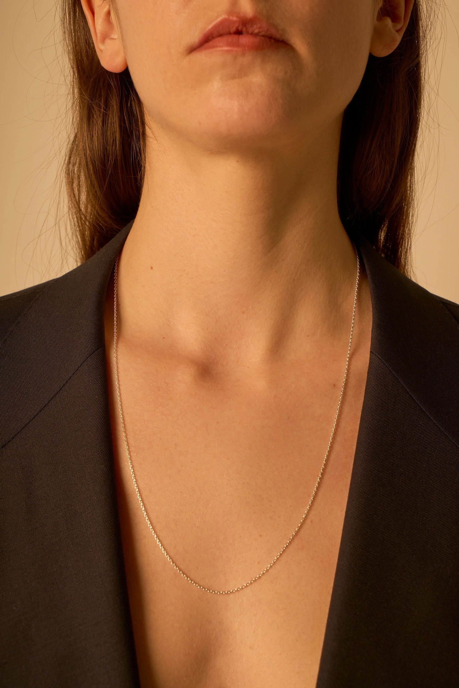 Chaîne de cou ultra fine argent