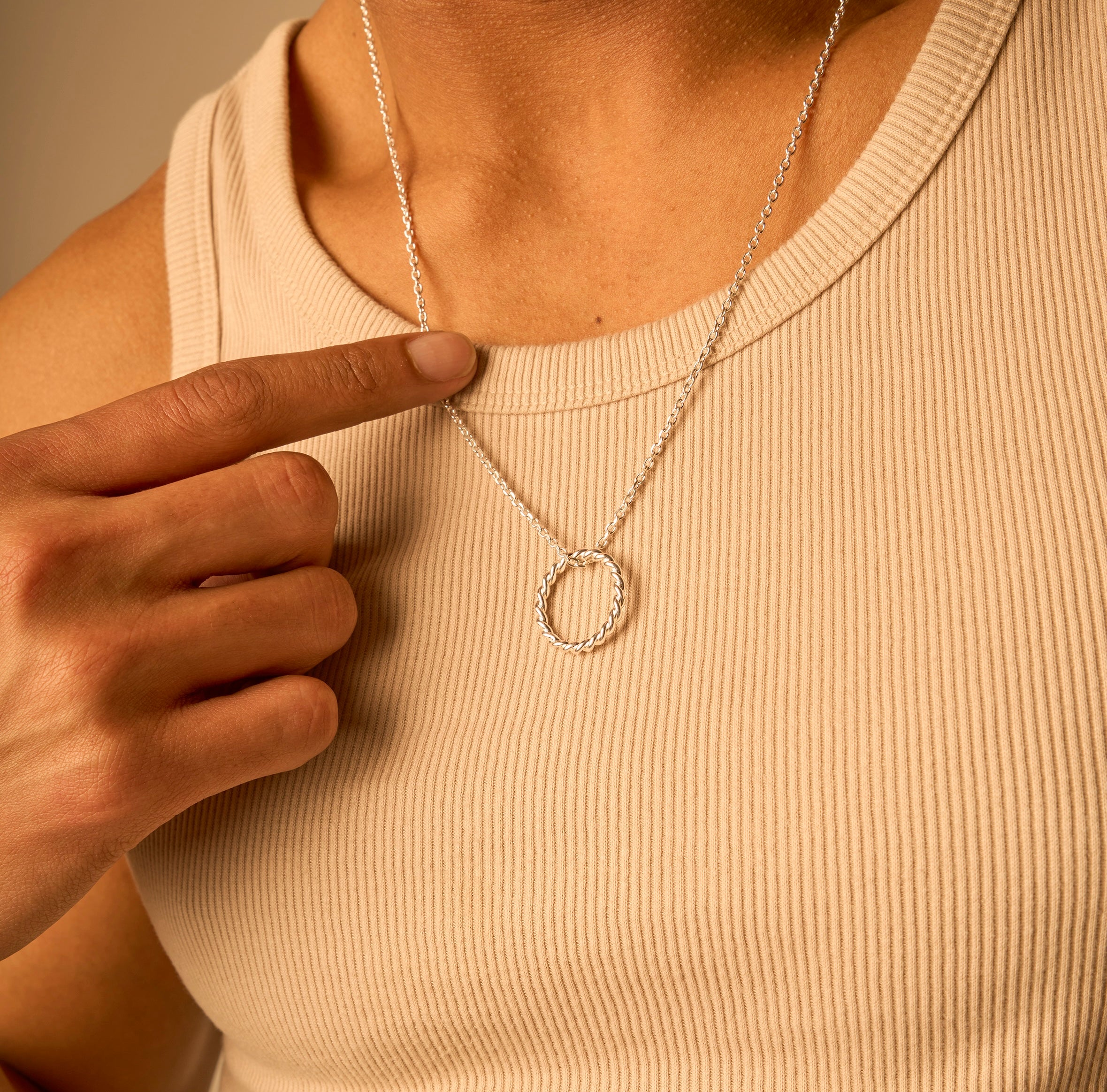 Collier torsadé 3.0 argent