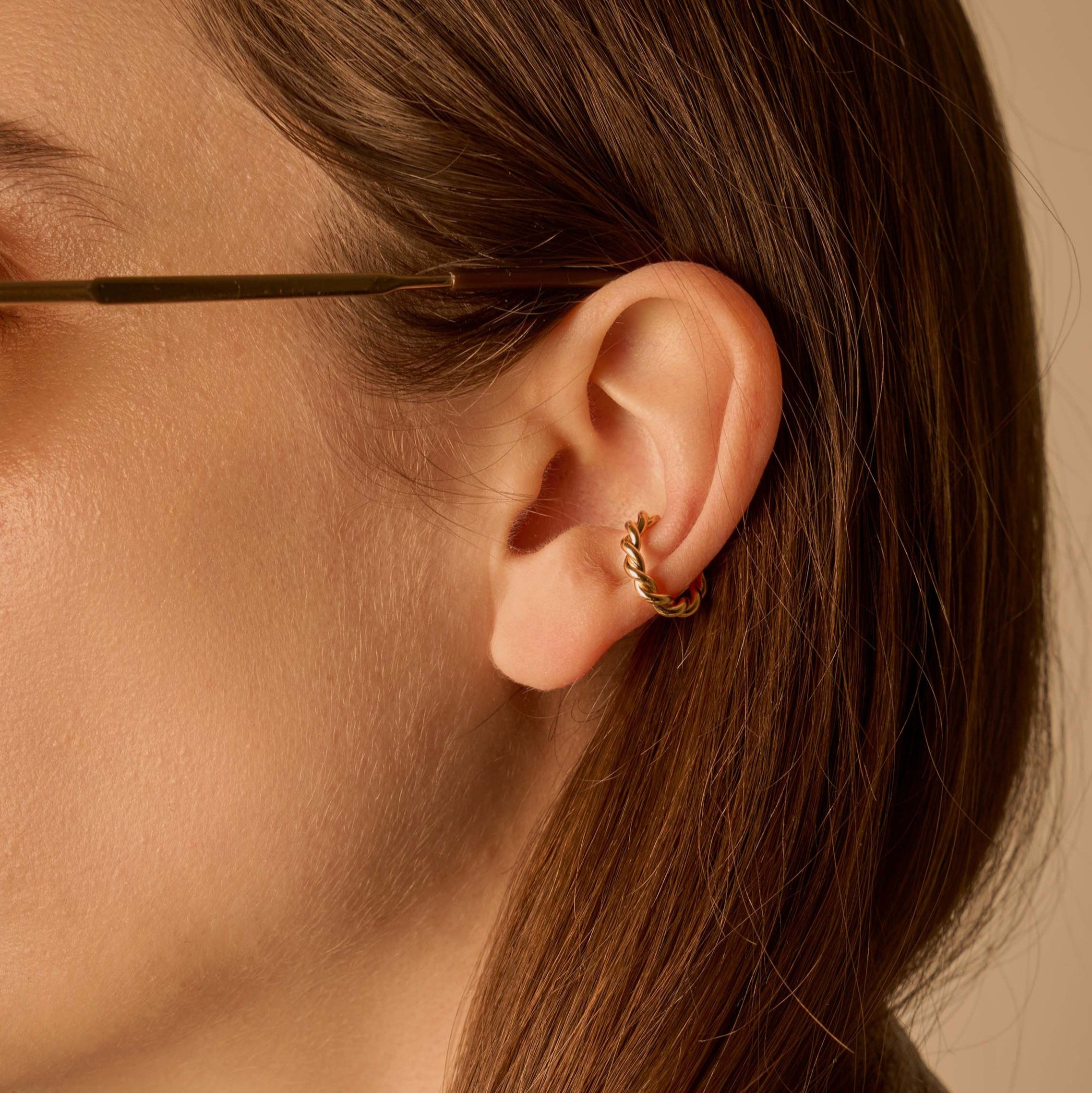 3.0 earcuff - gold vermeil