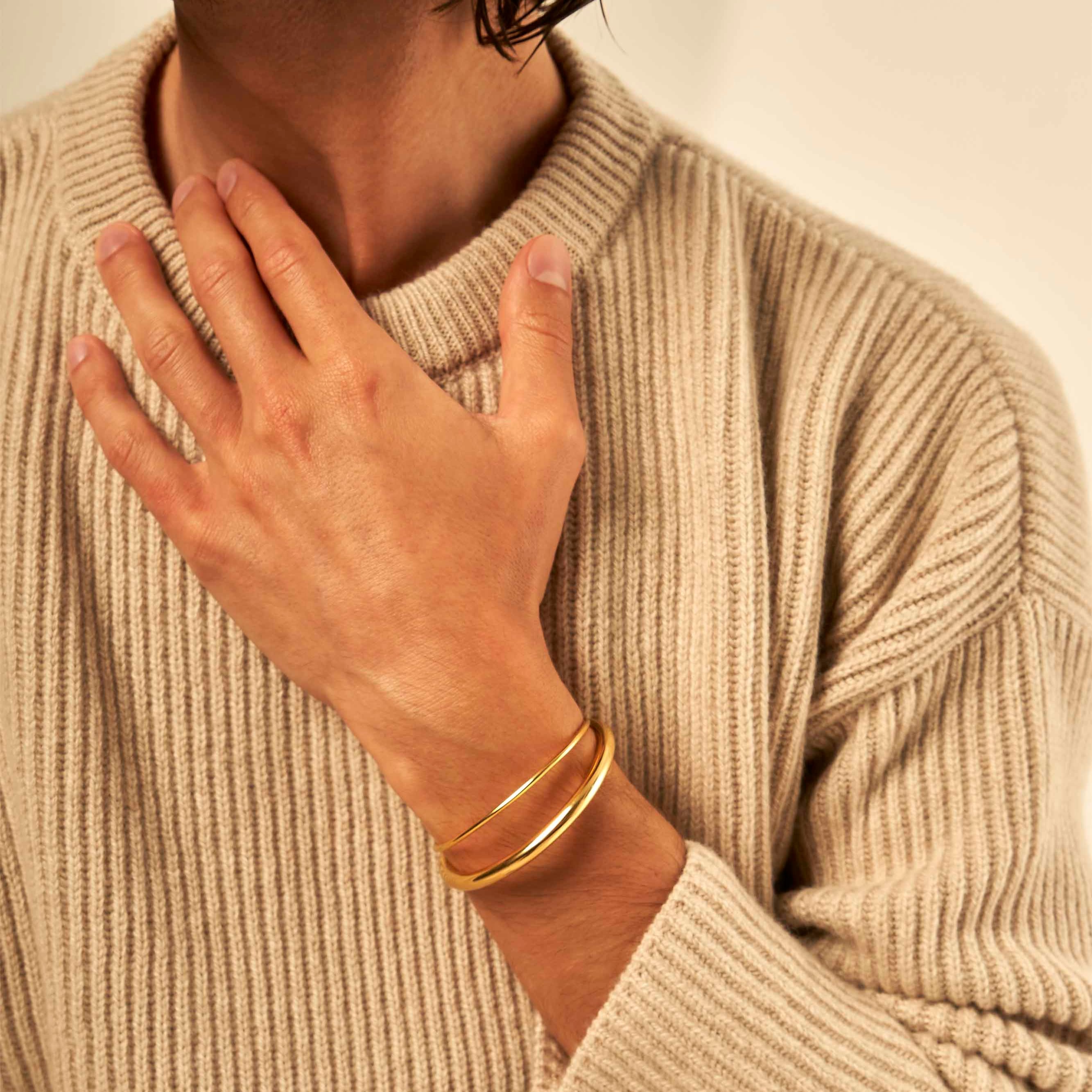 Pair of vermeil bangles