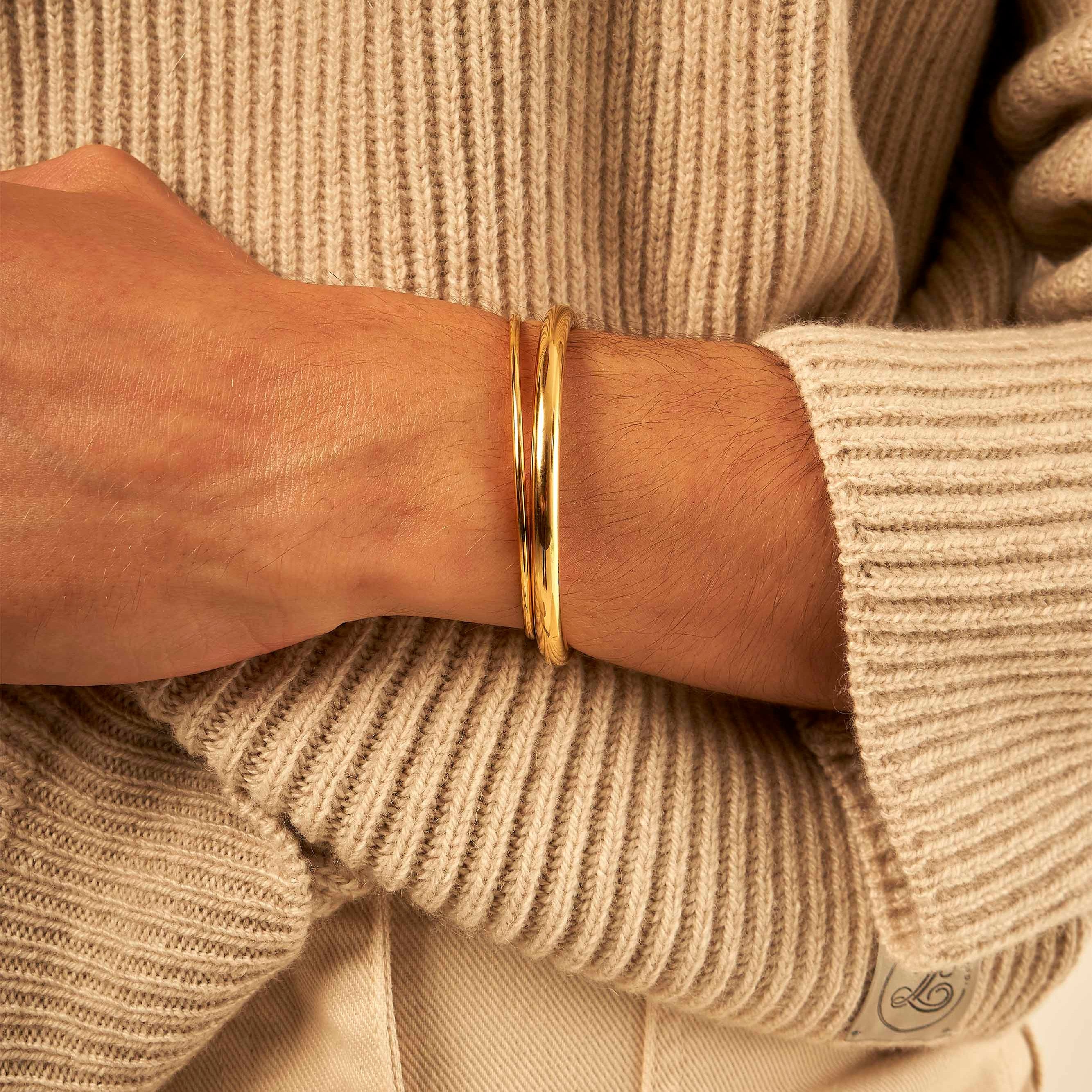 Pair of vermeil bangles