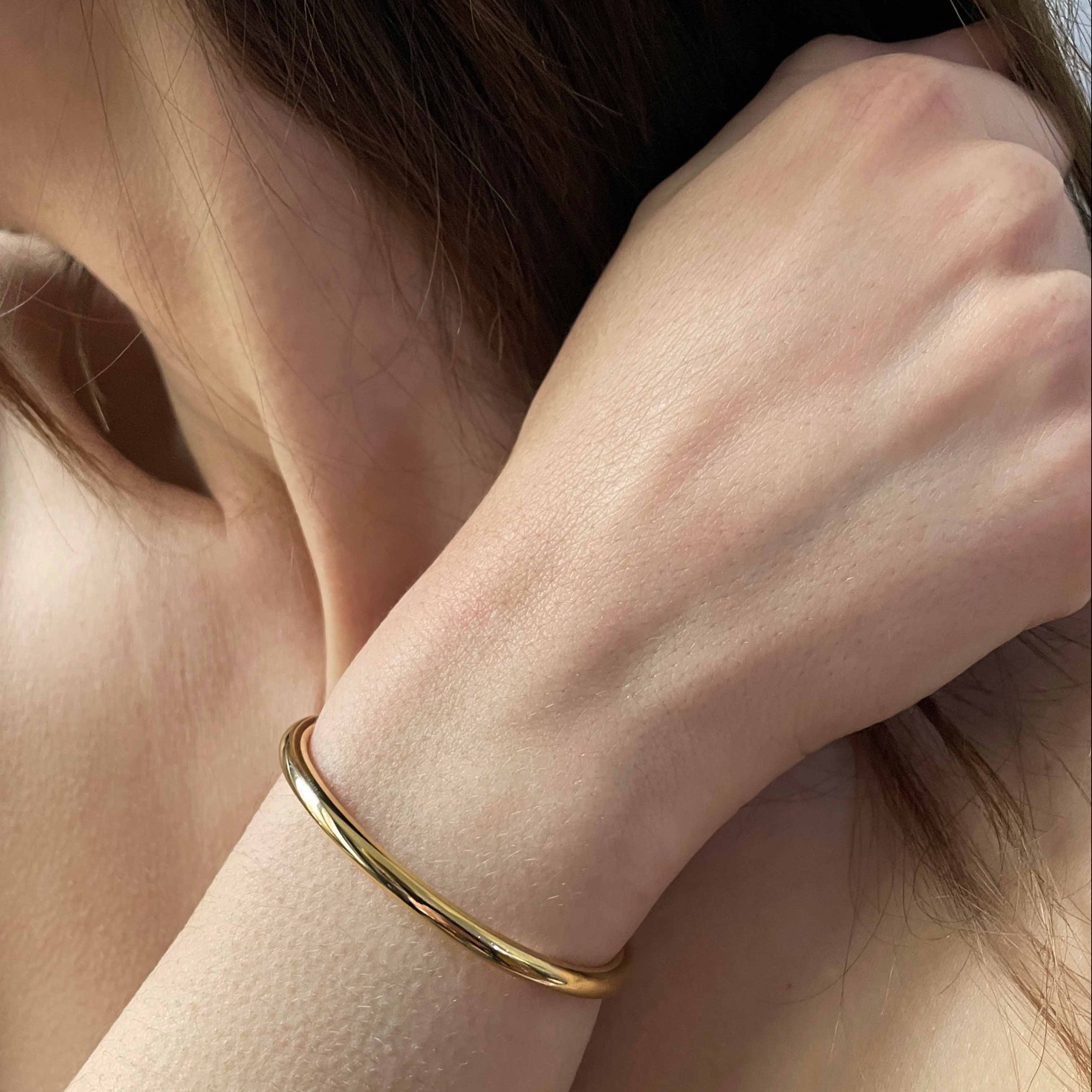 Jonc ouvert vermeil 4.0