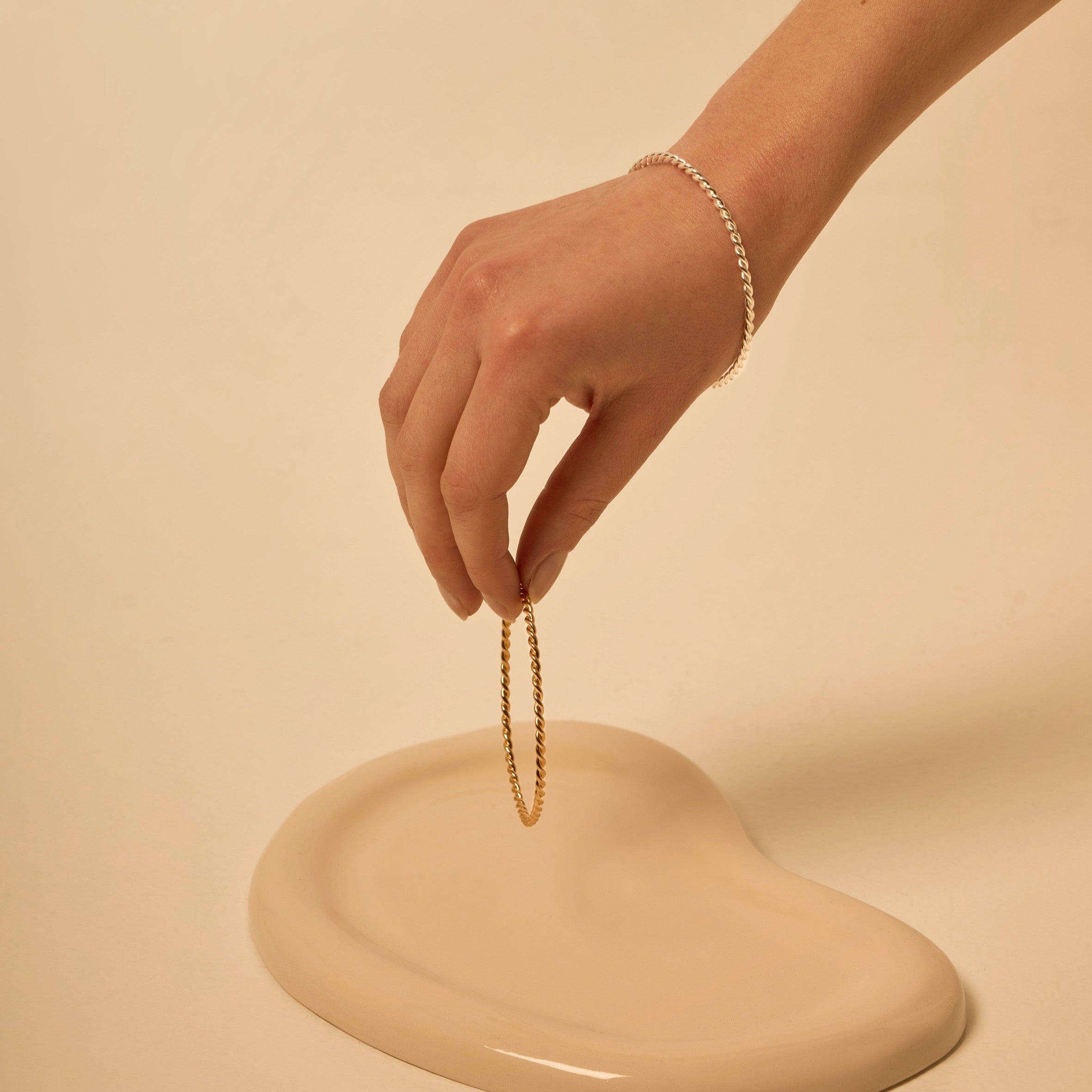 2.0 bangle - gold vermeil