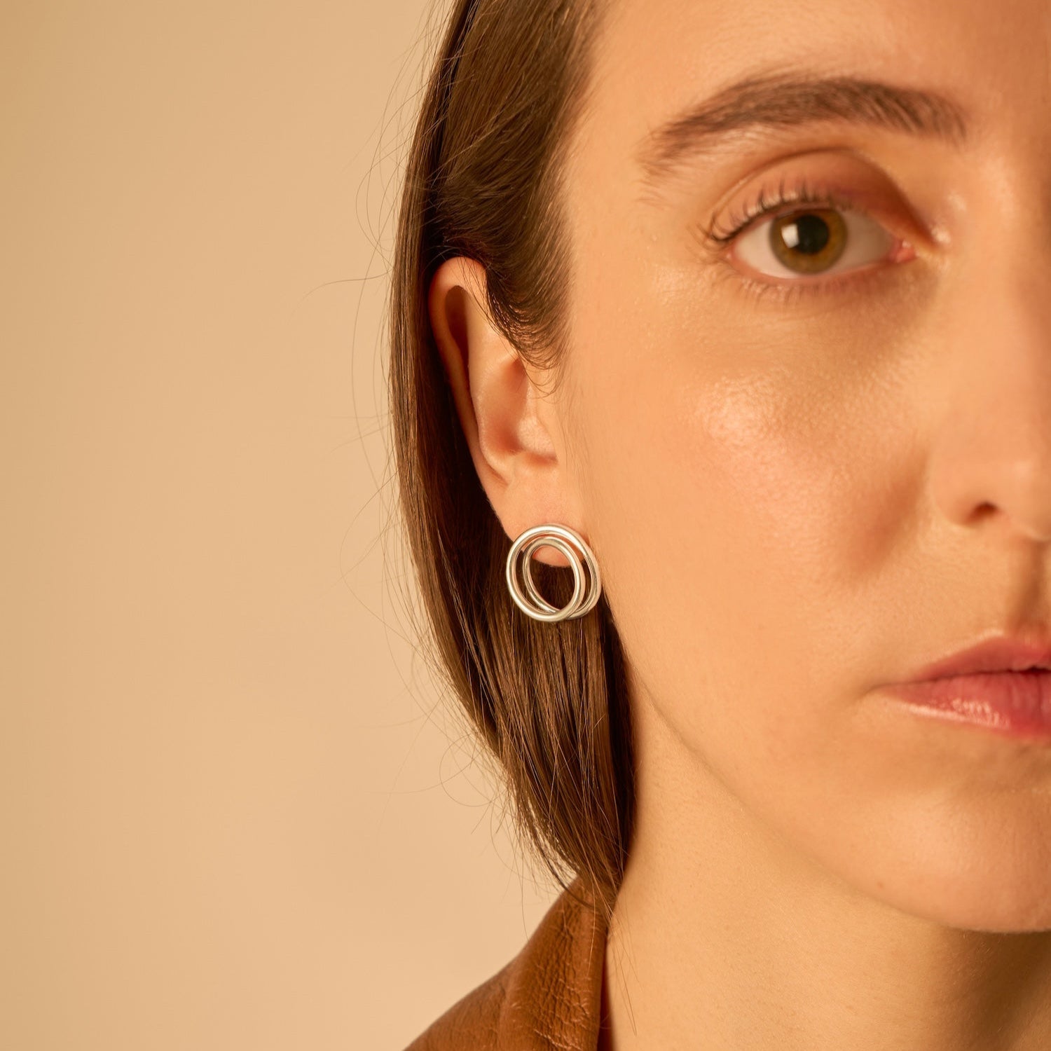 Mini spiral white gold 2.0 | Earring